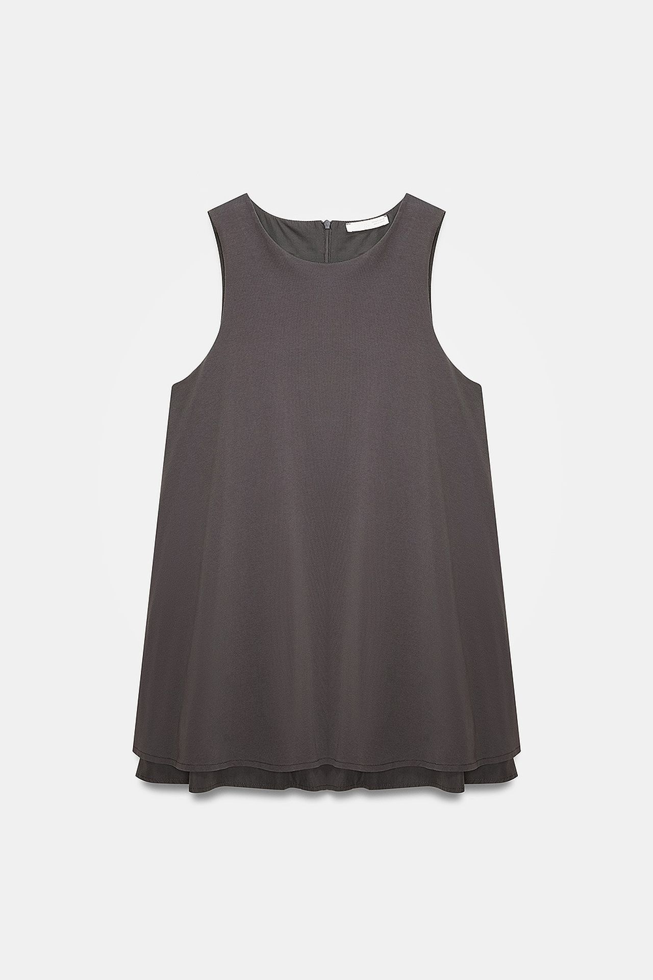 DILVIN Cotton Poplin Sleeveless Mini Shift Dress 5