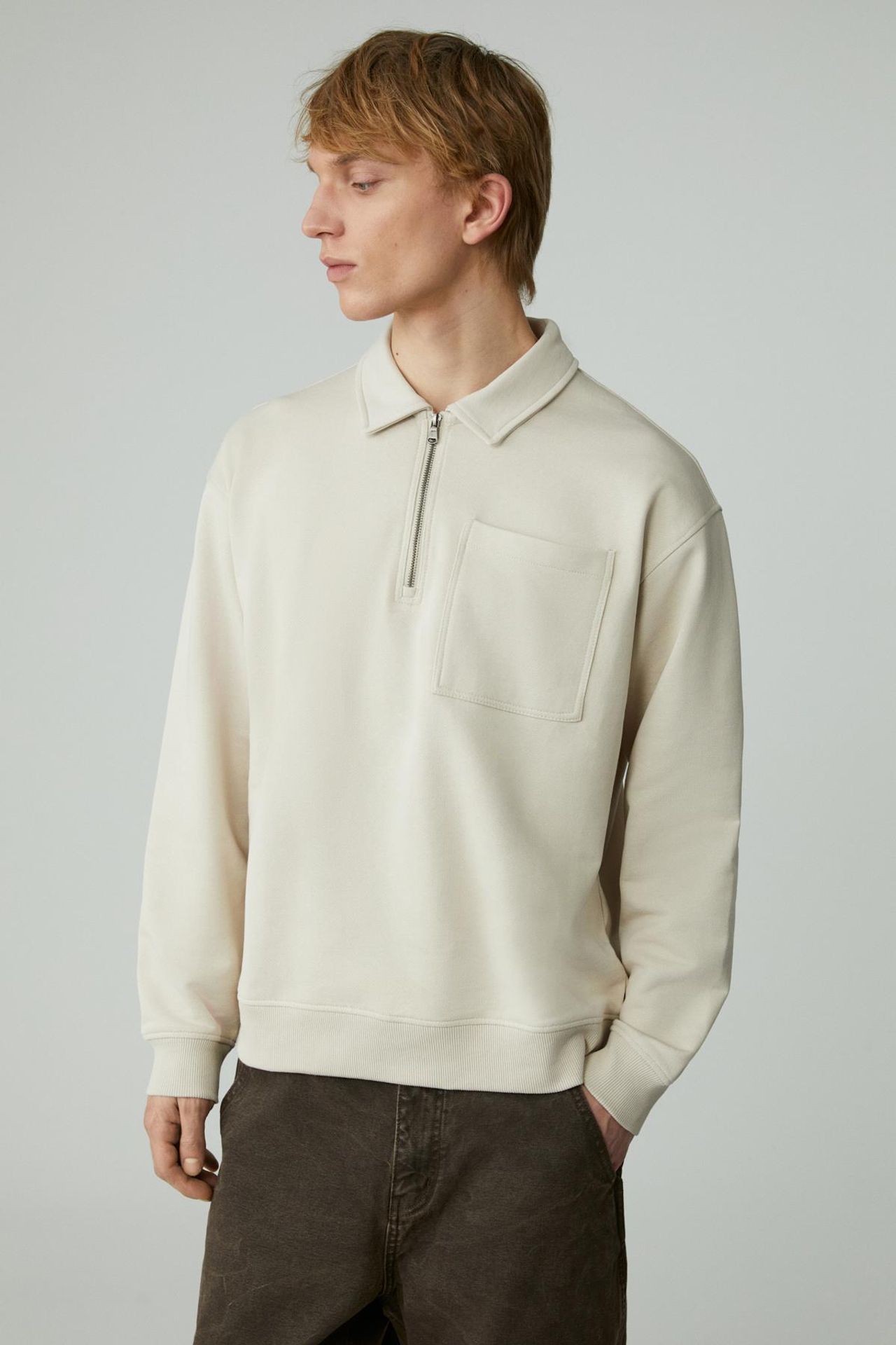 GRIMELANGE Yarım Fermuarlı Sweatshirt 4