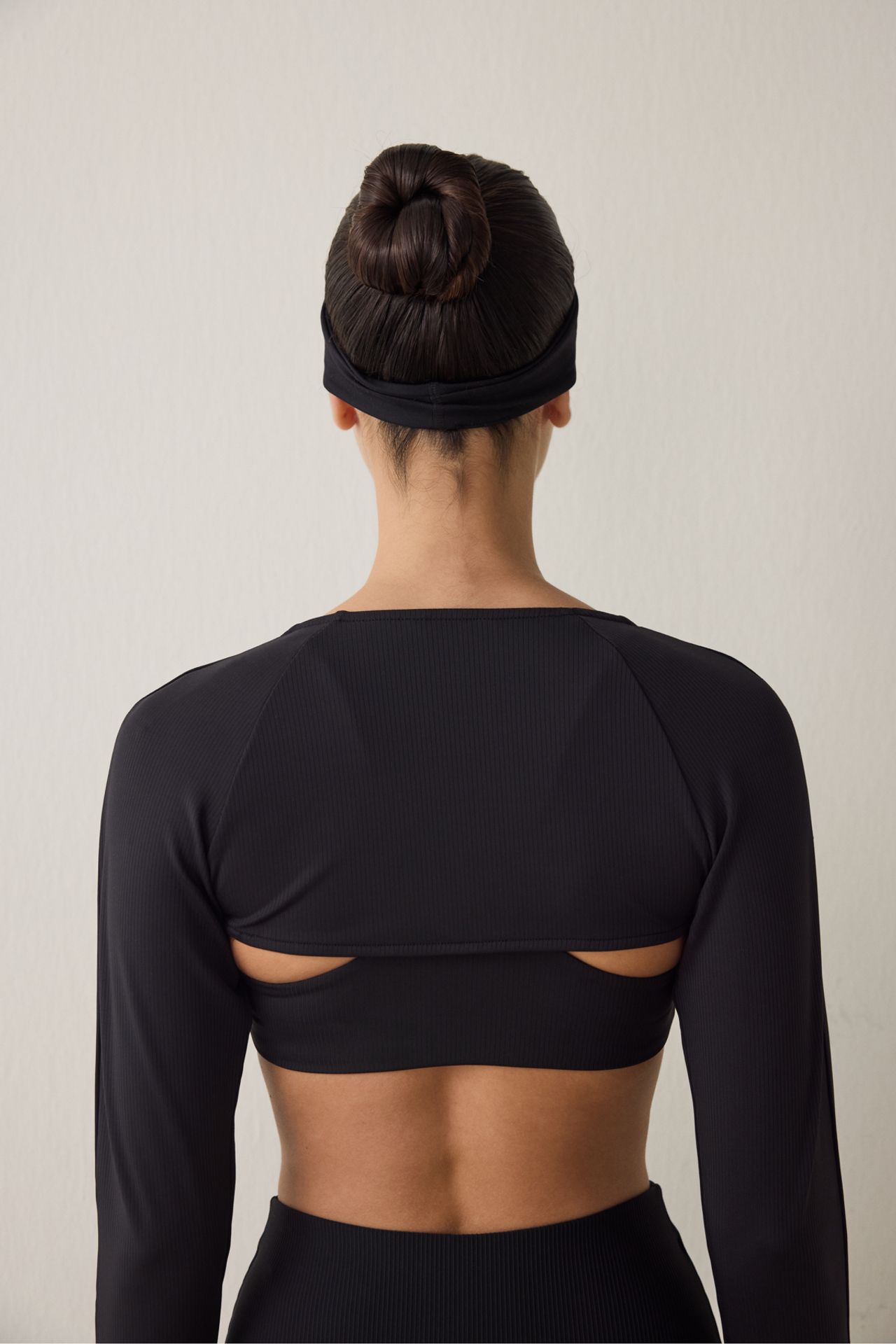 PENTI Ribbed Long Sleeve Bolero 5