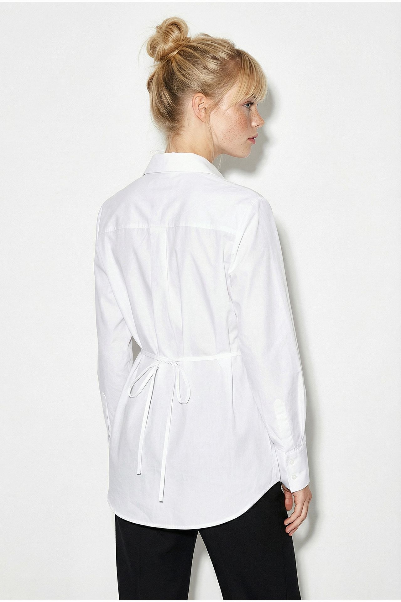 LUCCI Lace Detail Button-Up Shirt 6