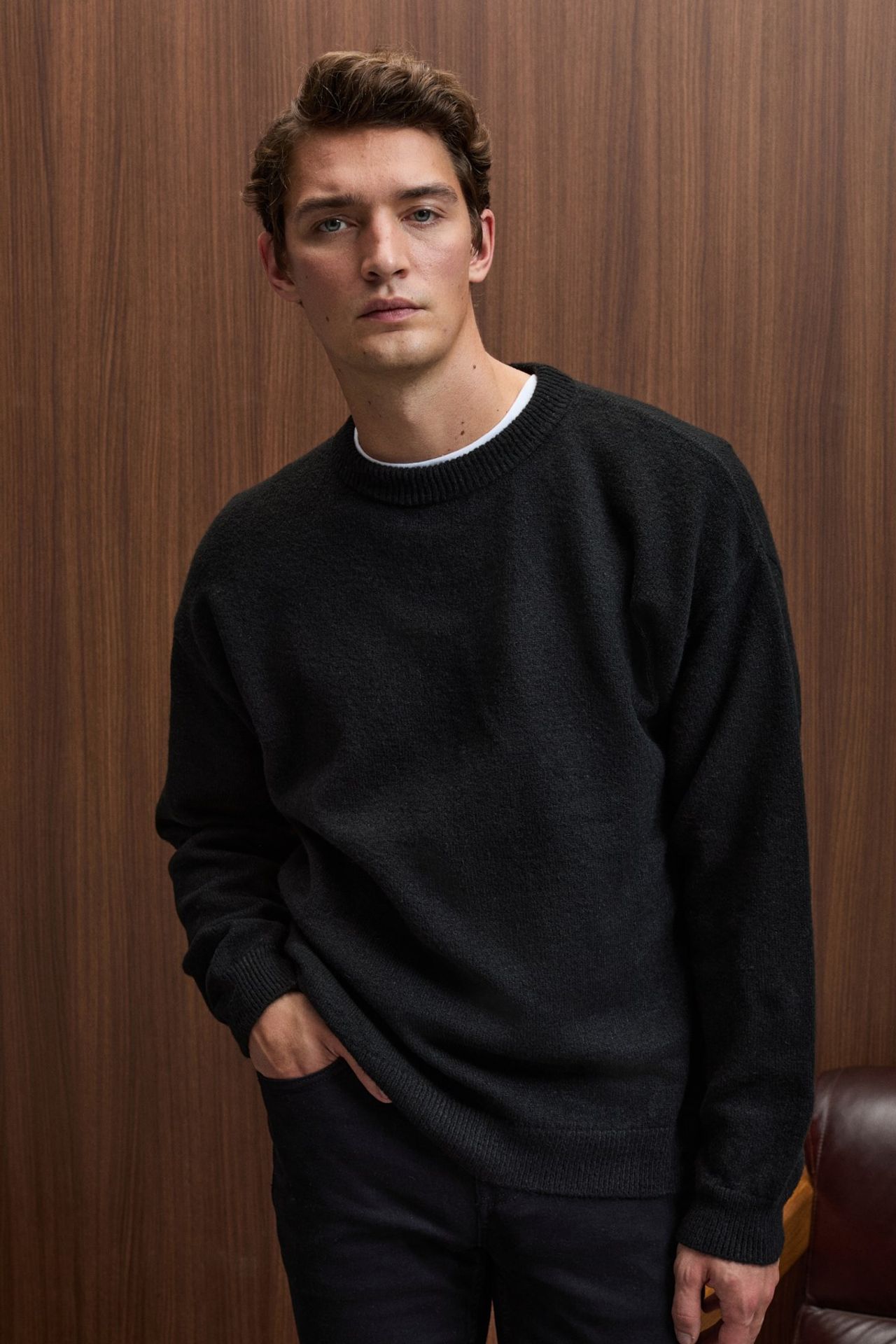 GRIMELANGE Ribbed Crew Neck Jumper 2