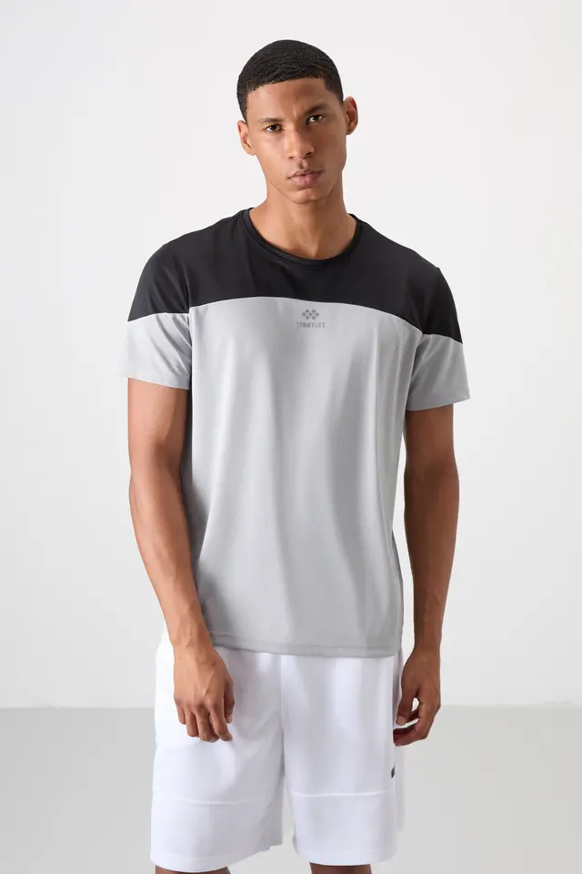 TOMMY Men's Colour-Blocked Crew Neck T-Shirt