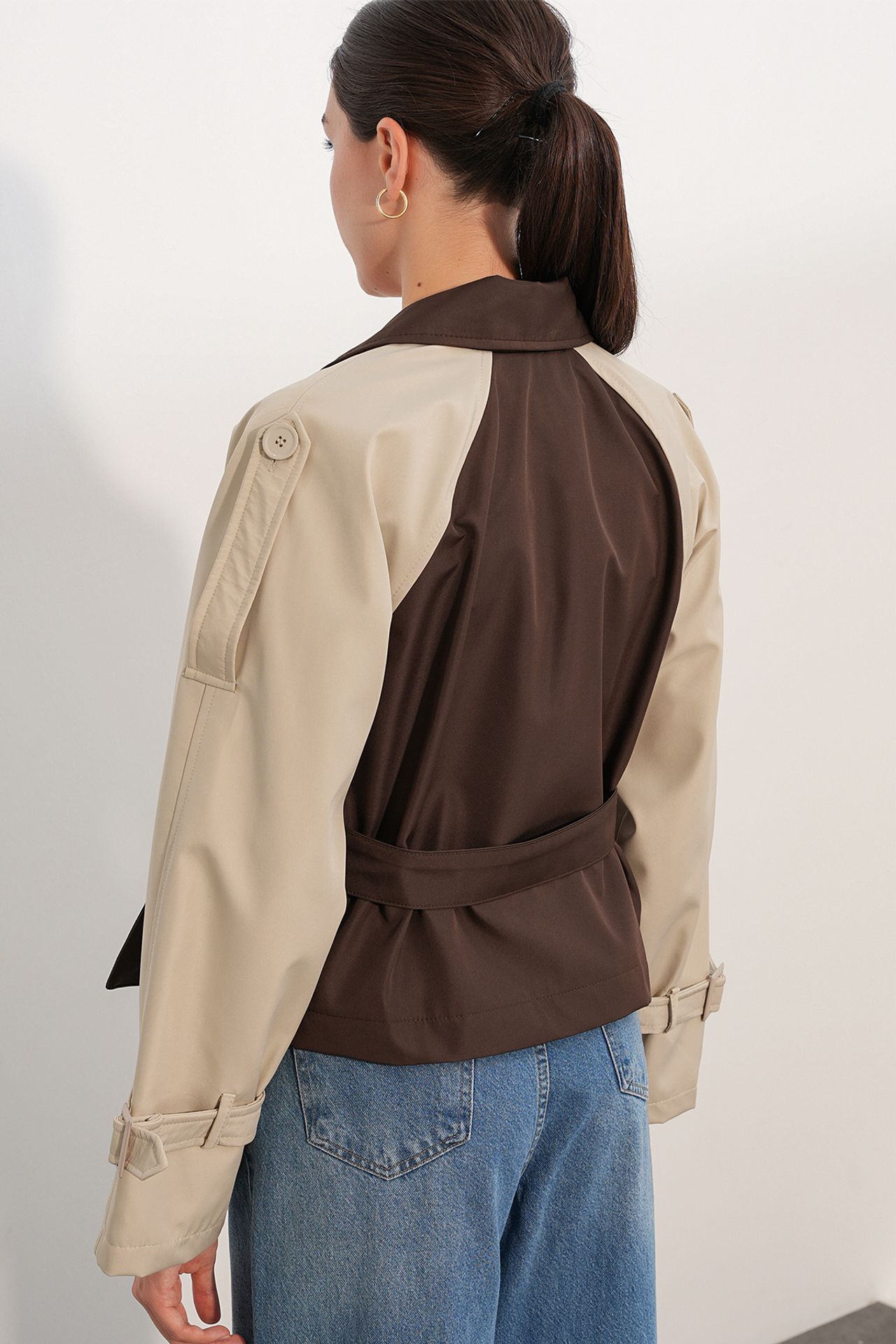 BDART Short Belted Trench Coat