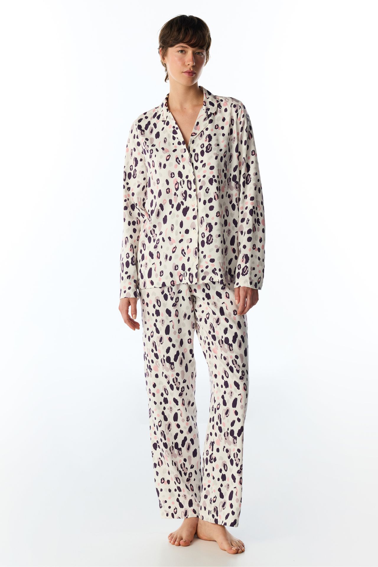 PENTI Midnight Mood Long Sleeve Shirt Pants Pajama Set 1