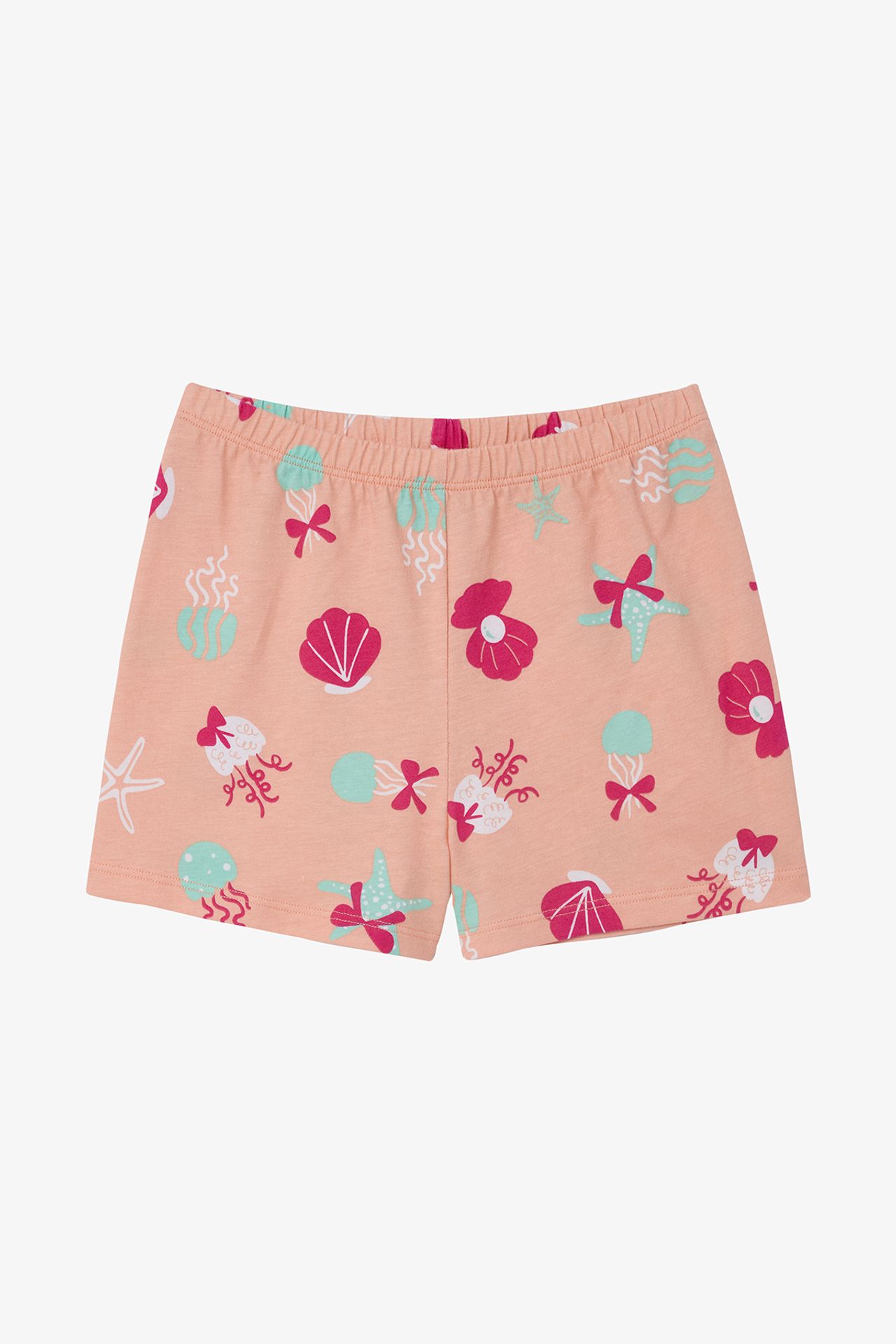 PENTI Girls' Keep Our Ocean Cotton Pajama Set 3