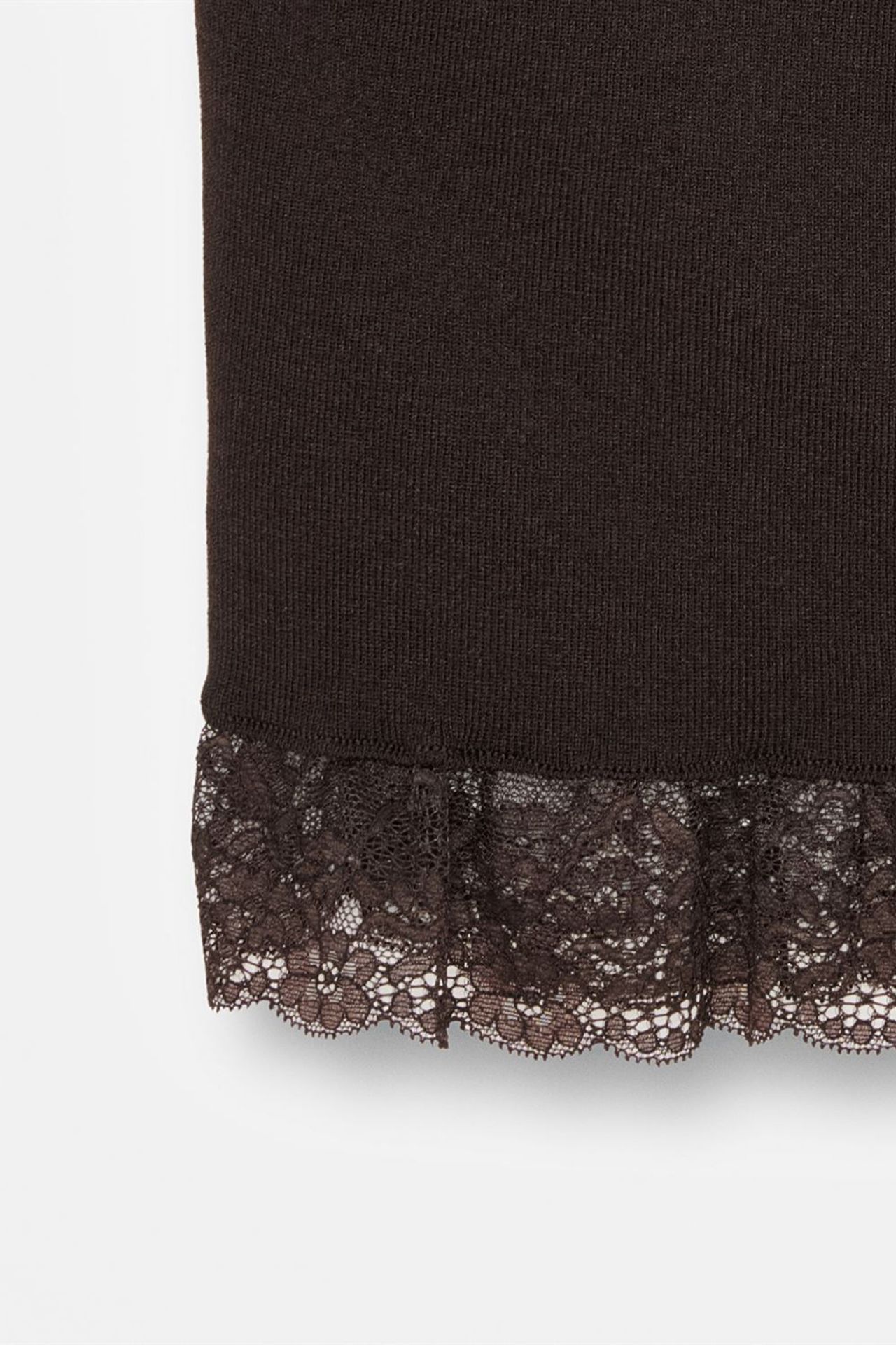 DILVIN Ribbed Lace Halterneck Blouse 7