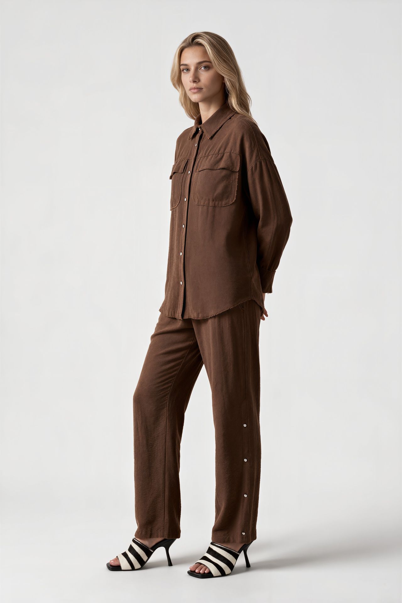 MSN Linen Cotton Suit Set 3