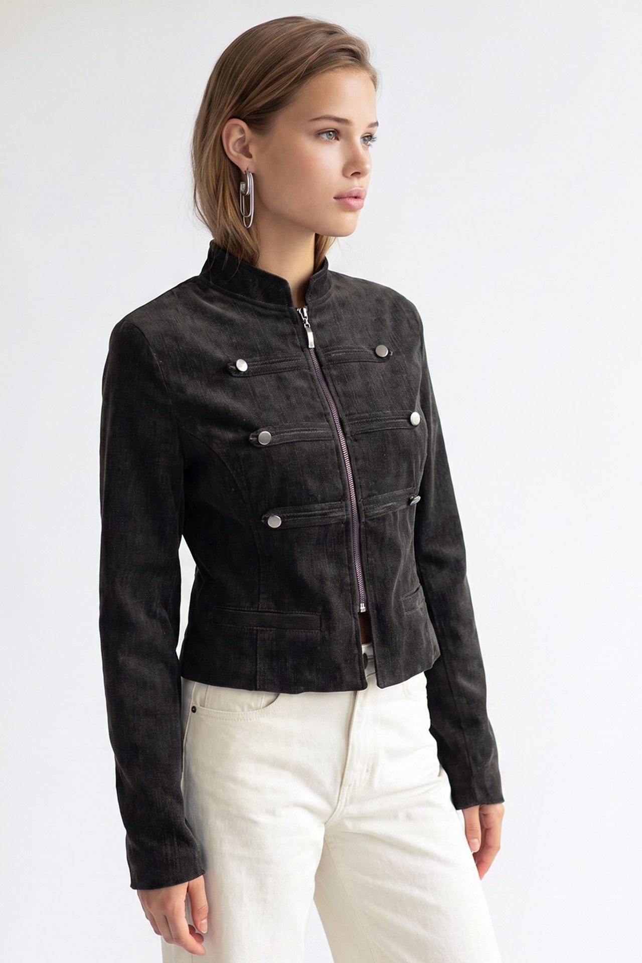 MIXRAY Women's Tailored Blazer 5