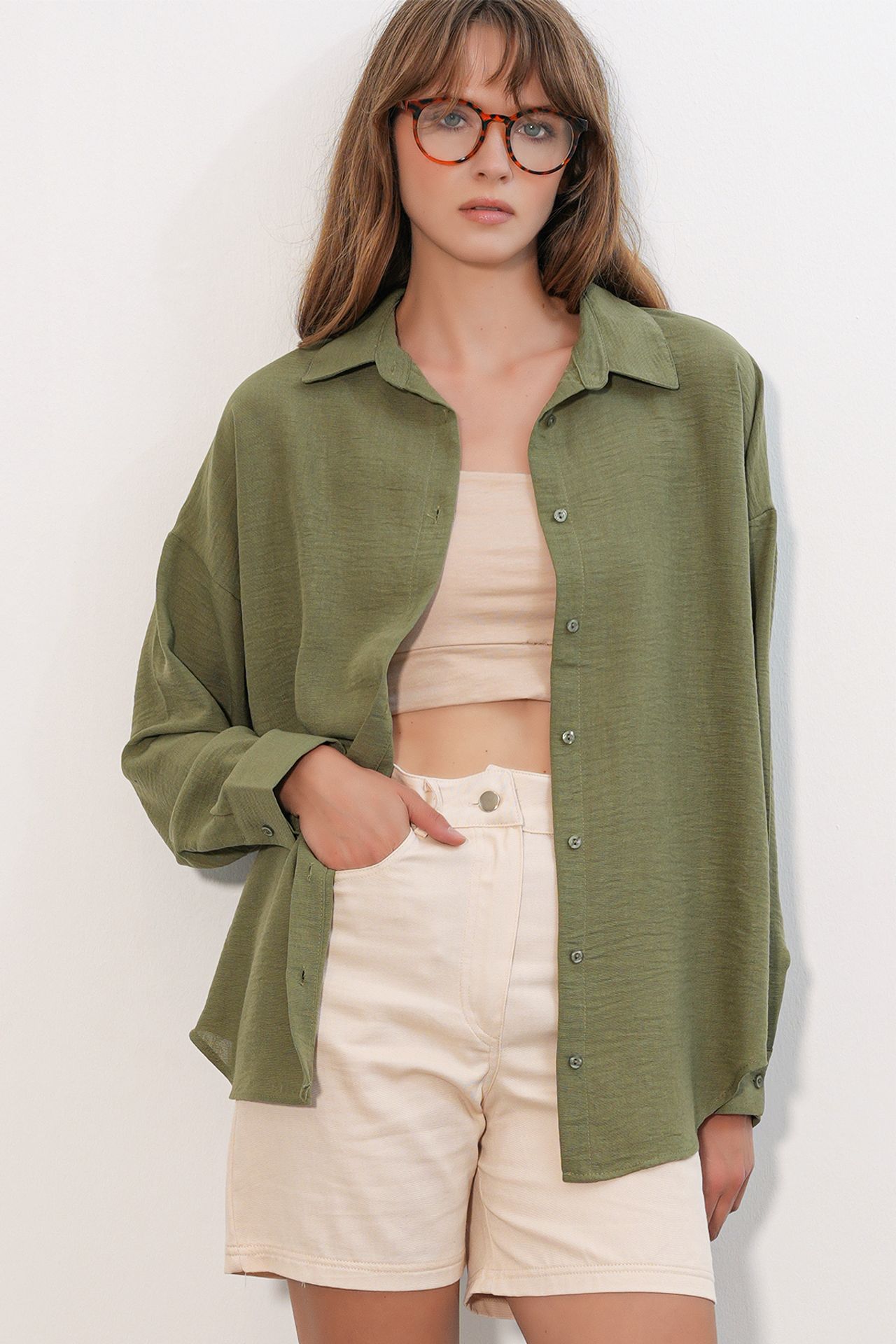 BDART Embroidered Long Sleeve Shirt with Button Closure 3