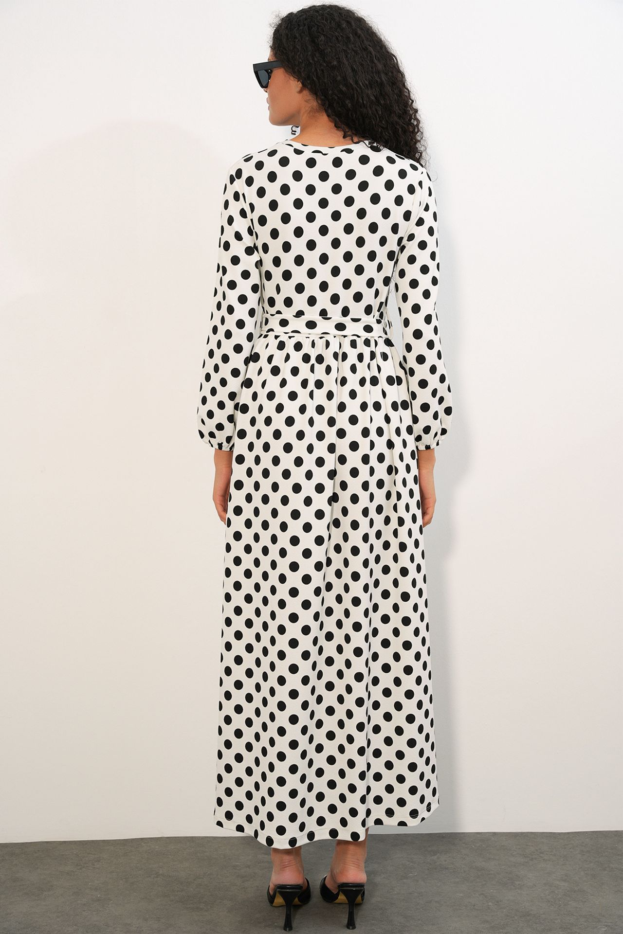 BDART Floral Maxi Knit Dress With Bow Detail 6