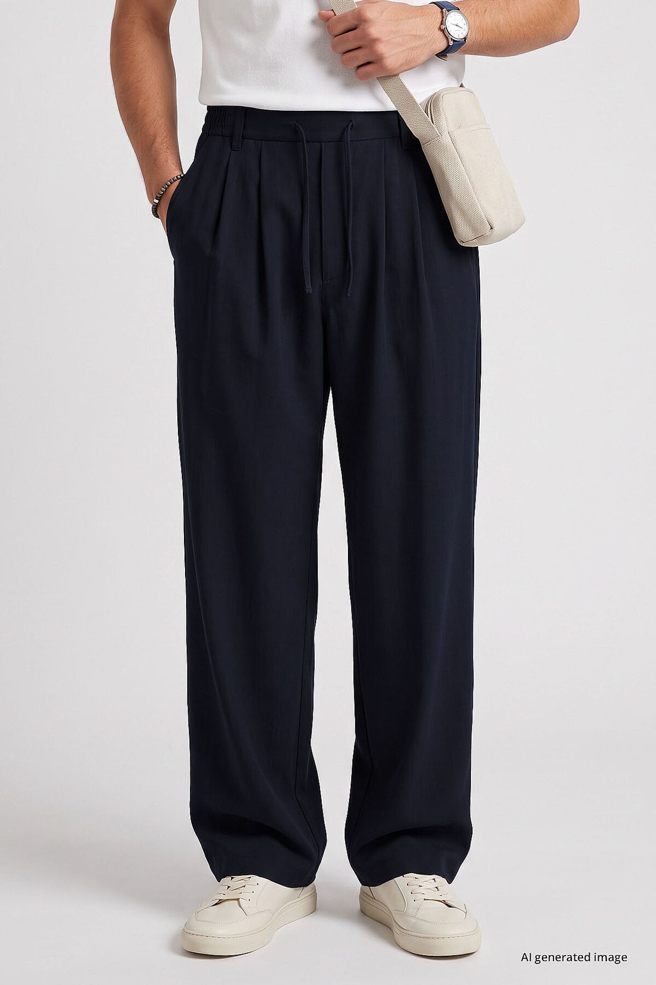 TOMMY Men's Viscose Blend Trousers 3