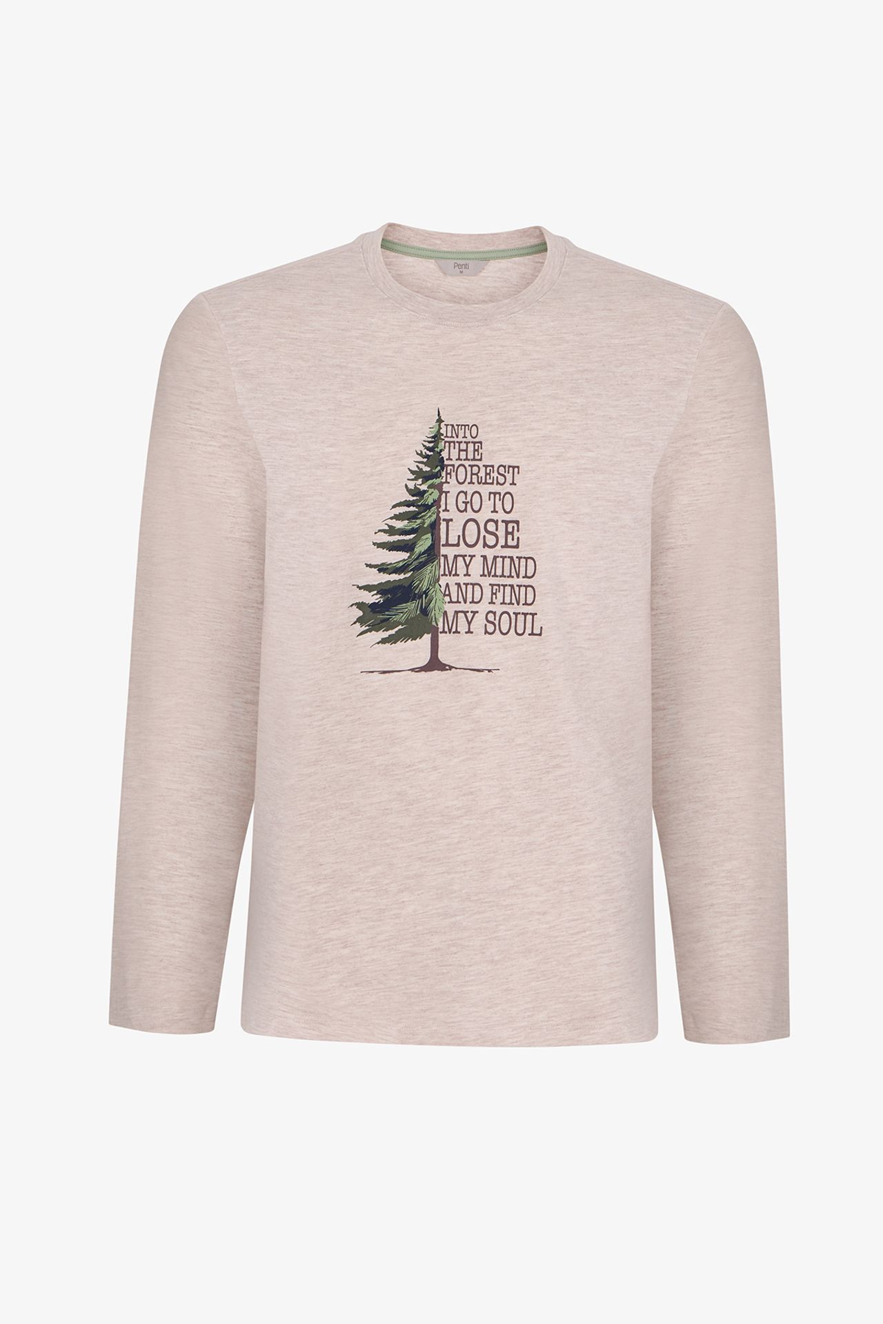 PENTI Men's Pine Forest Plaid Long Sleeve Pajama Set 2