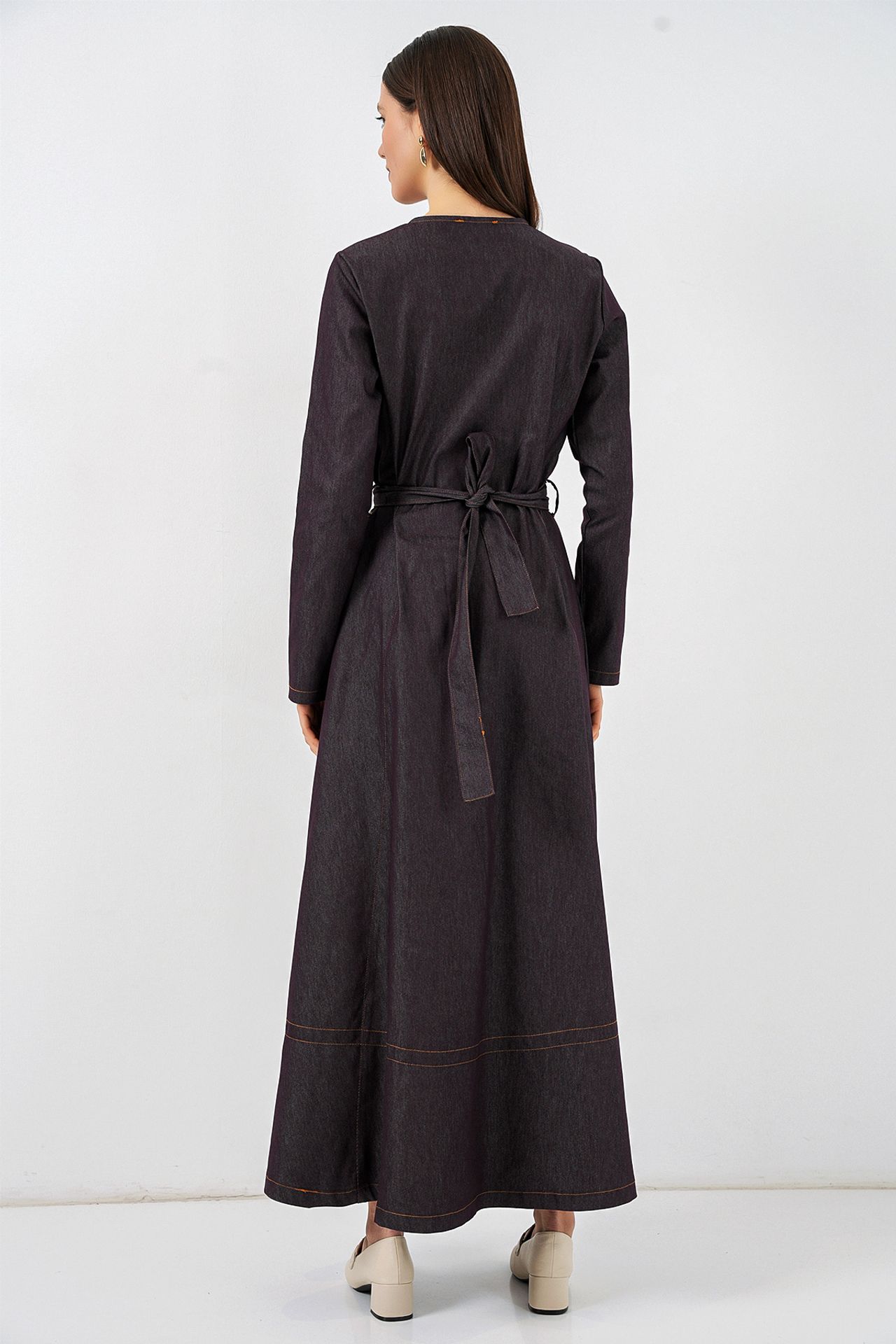 BDART Belted Denim Midi Dress 5