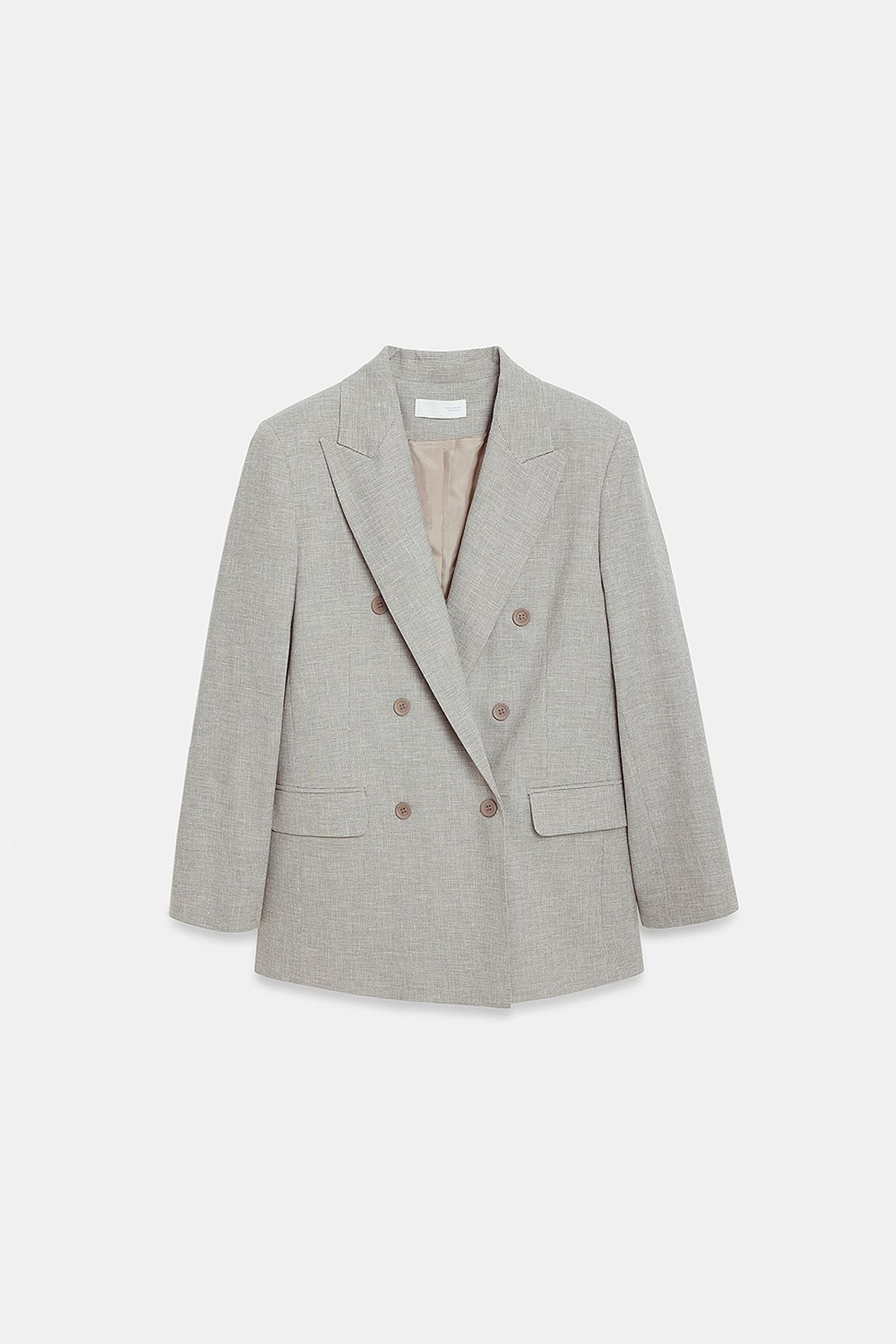 DILVIN Long Shawl Collar Crepe Blazer
