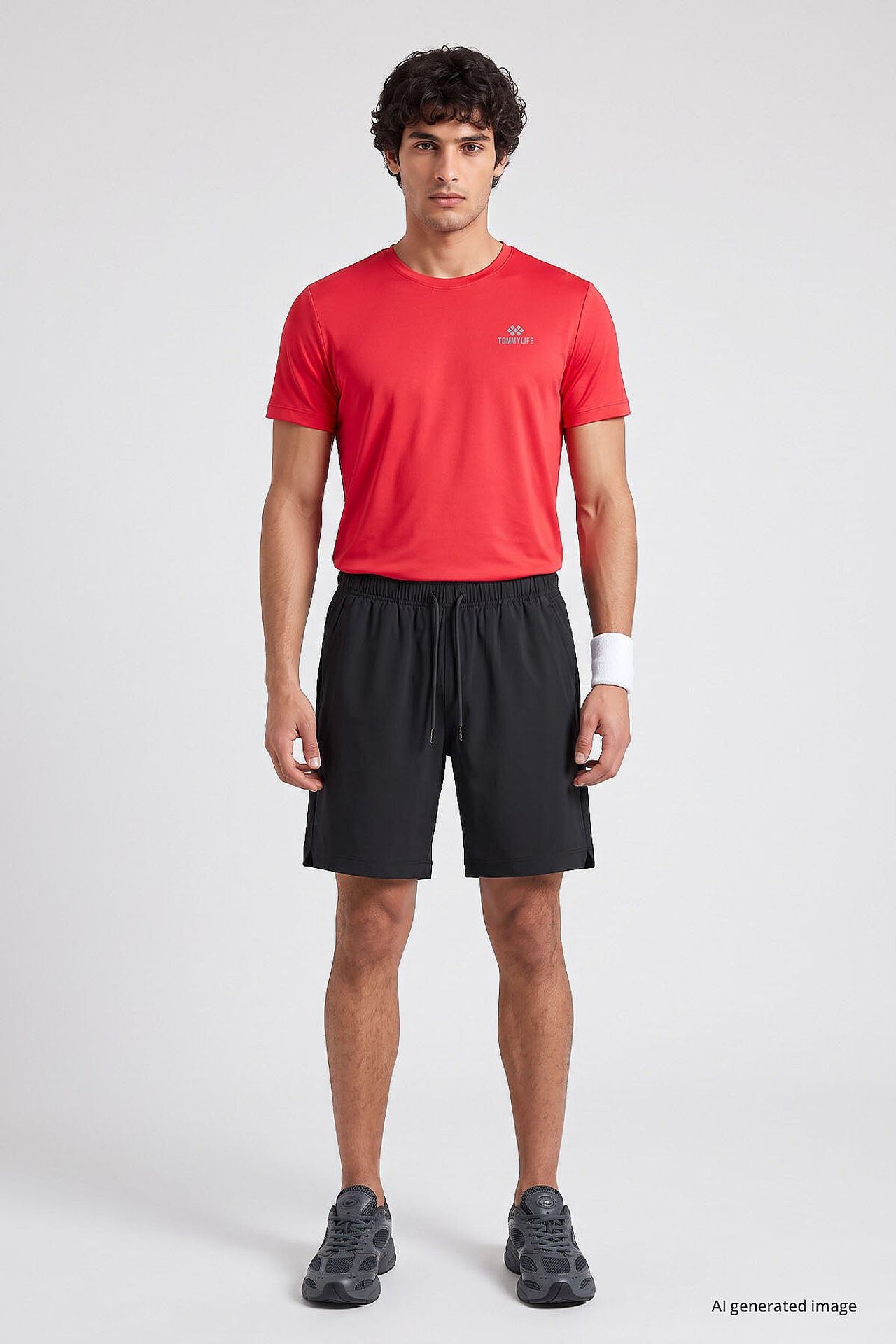TOMMY Mid Waist Straight Leg Shorts 4