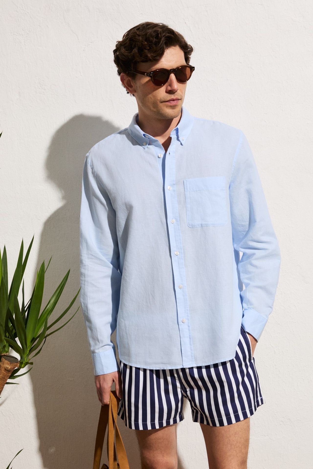 GRIMELANGE Long Sleeve Shirt With Pocket 2
