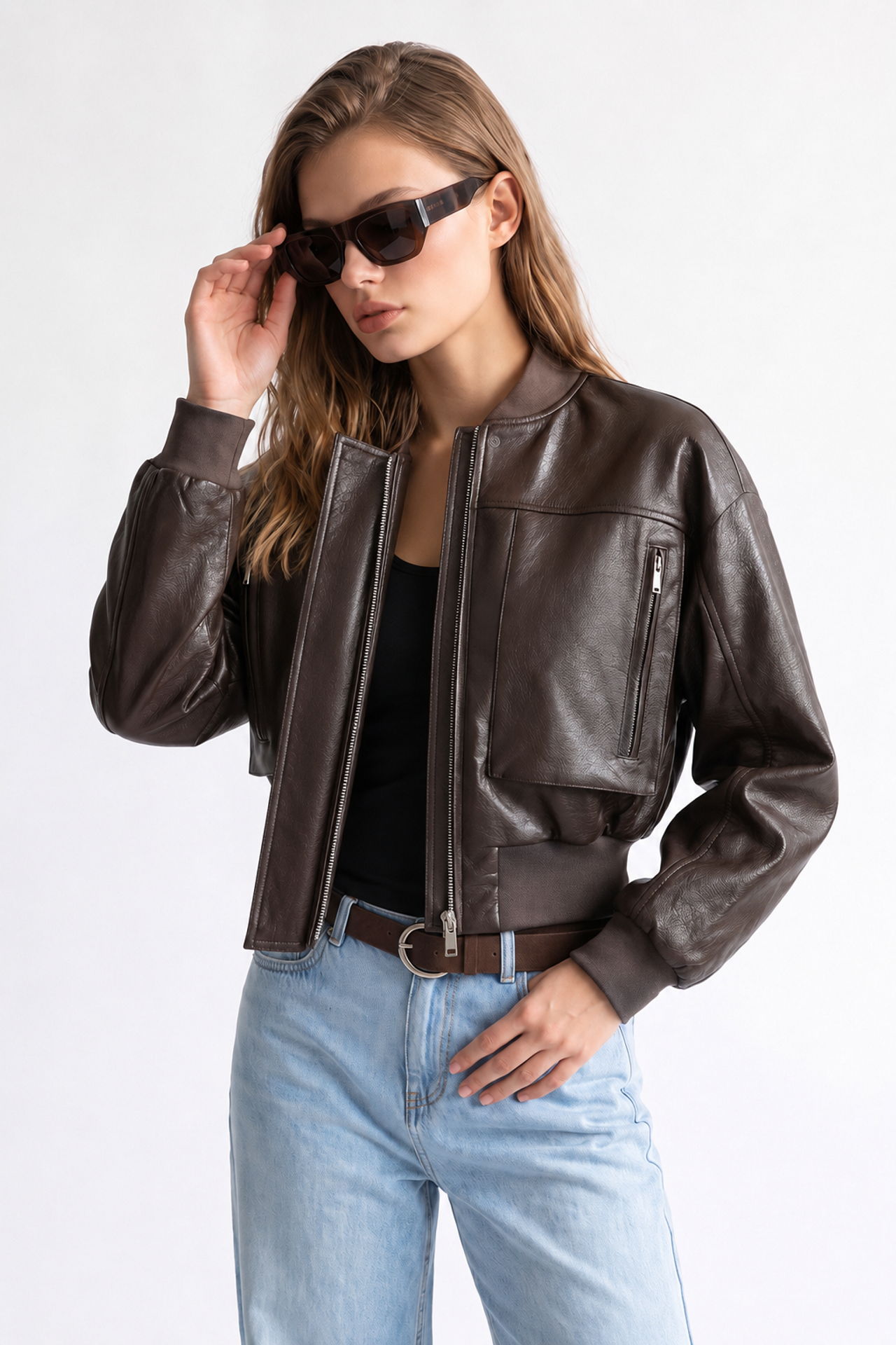 MIXRAY Women's Cotton Blazer 2