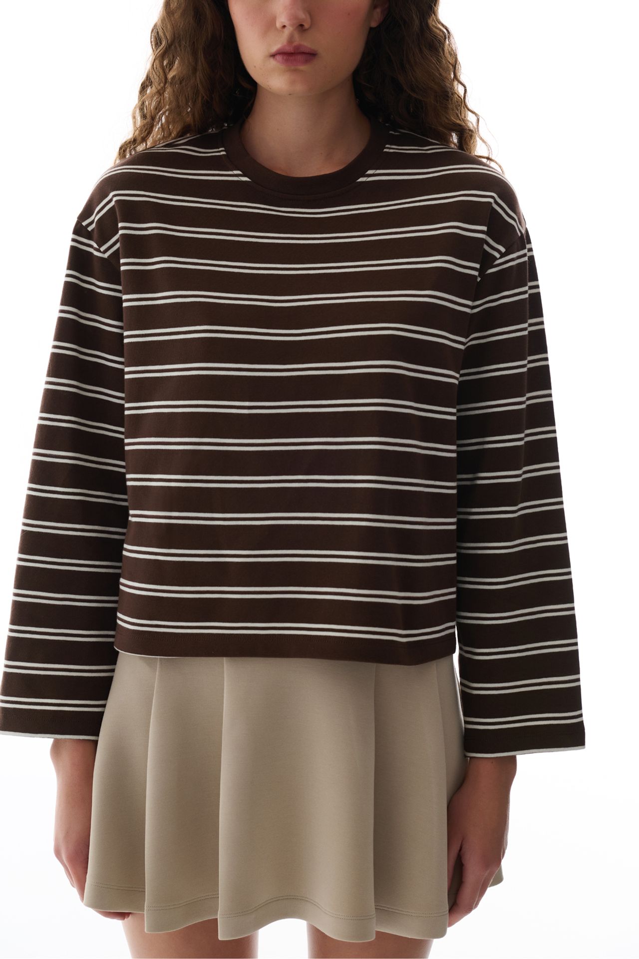 PENTI Long Sleeve Striped Top 3