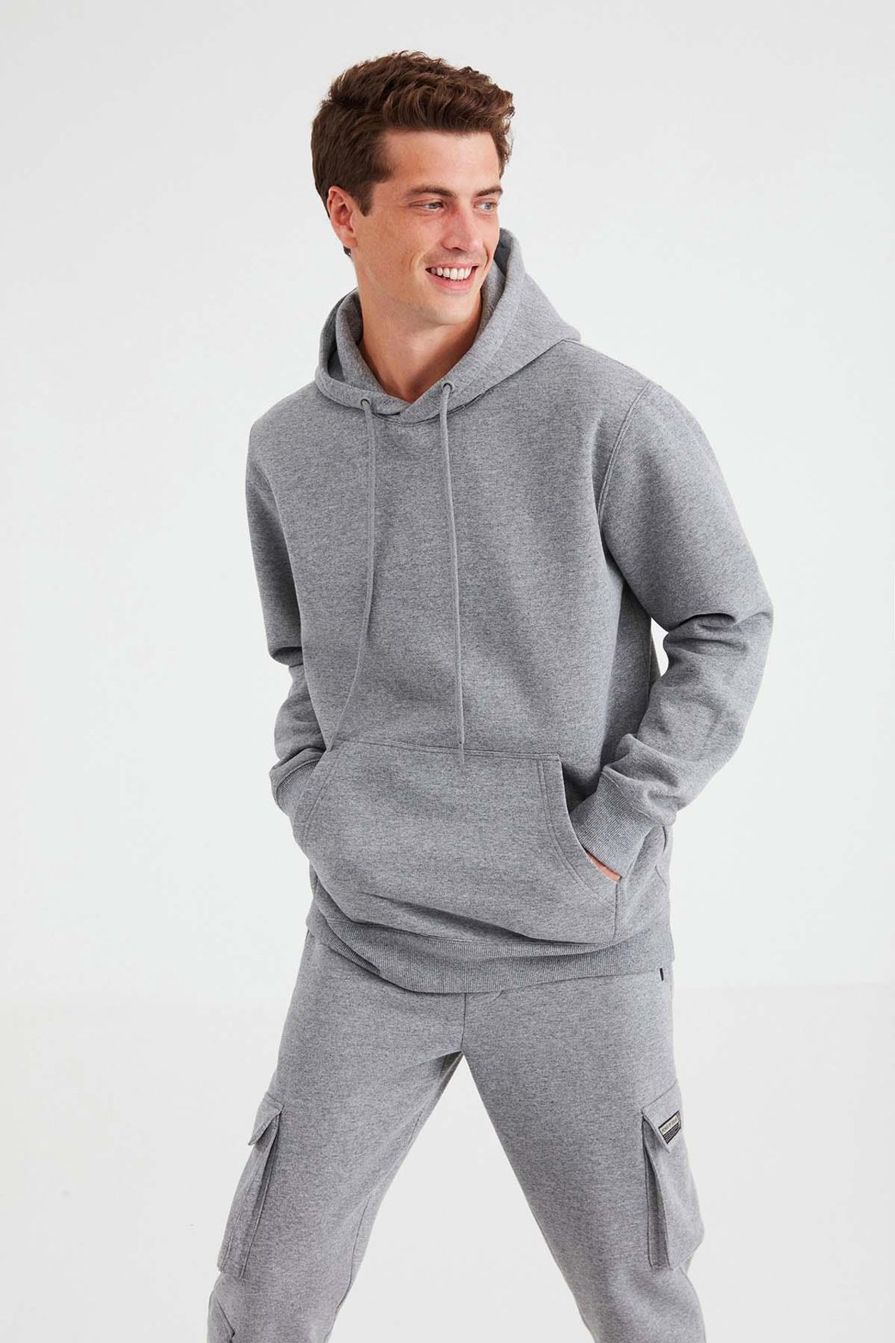 GRIMELANGE Kapüşonlu Cepli Normal Sweatshirt 3