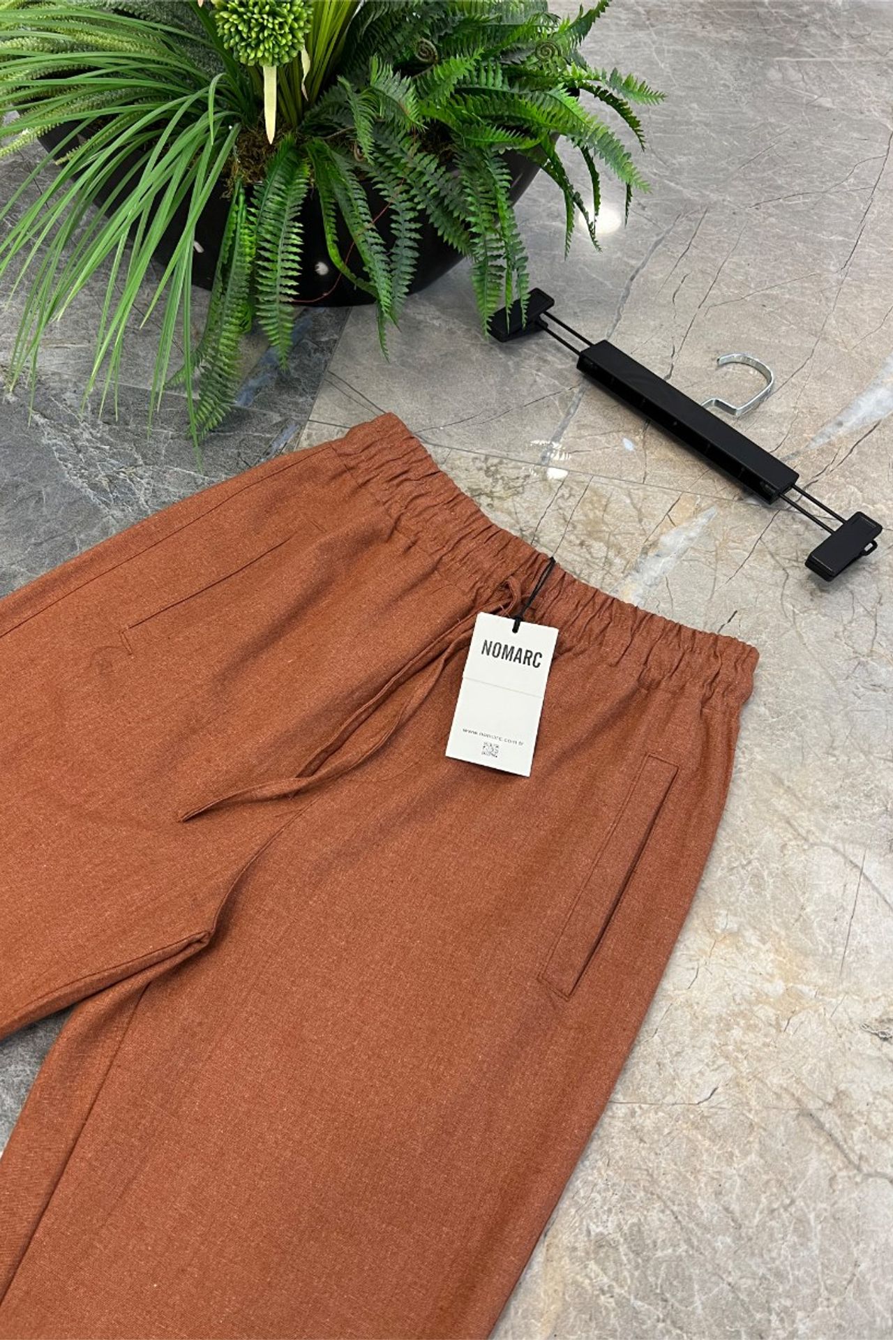 NOMARC Büzme İpli Uzun Jogger Pantolon 4