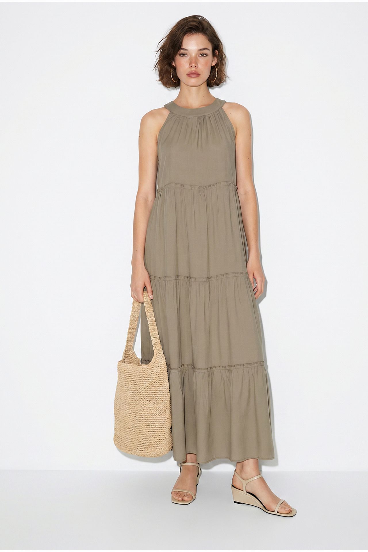 LUCCI Women’s Halter Maxi Dress 3