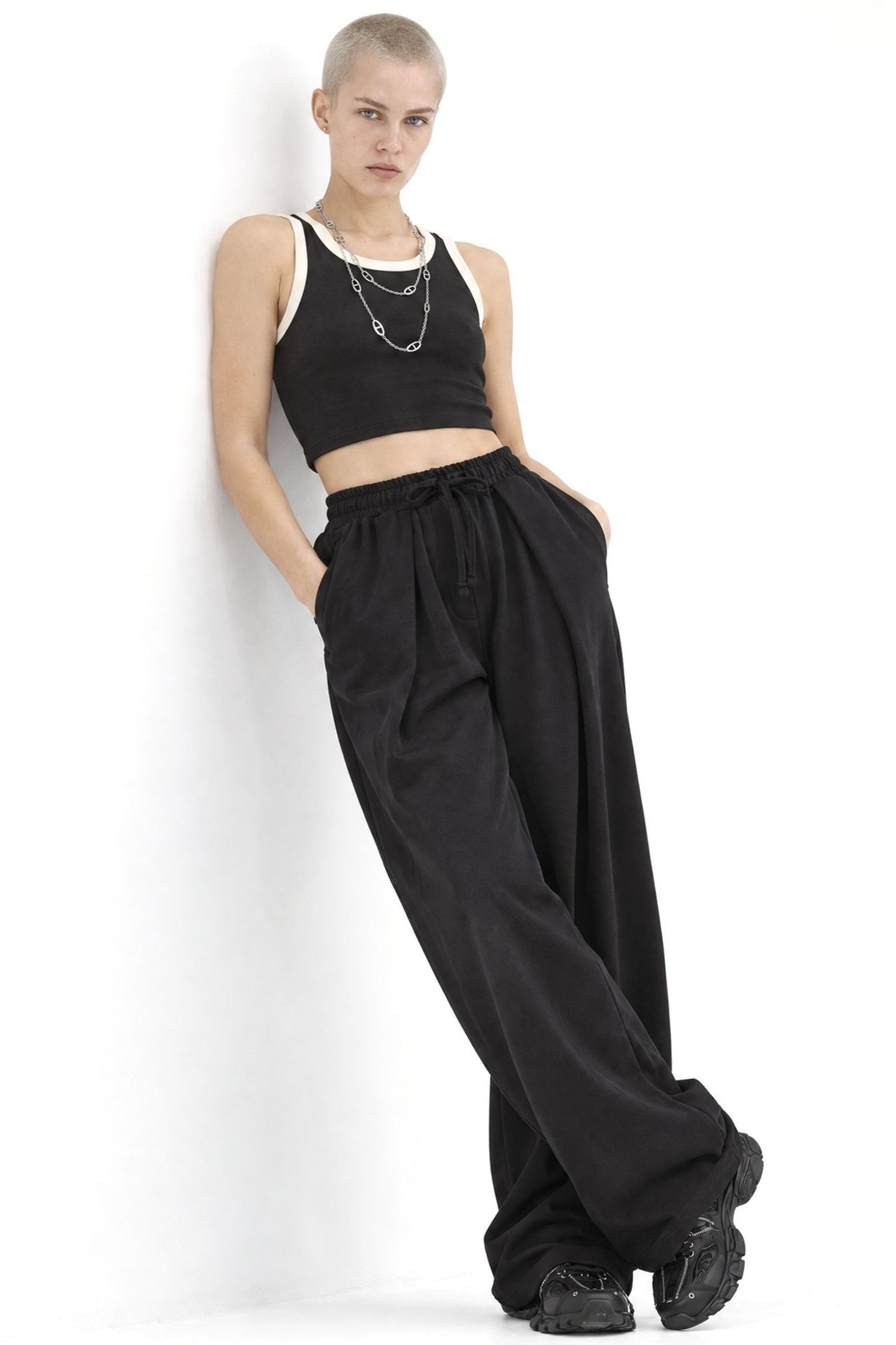BUSEM Women's Cotton Elastane Pants 4