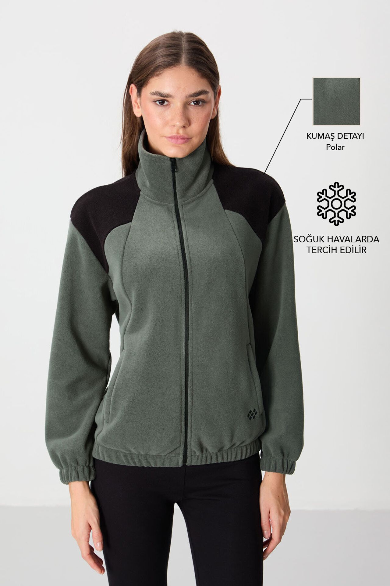 TOMMY Color Block Oversized Zip-Collar Sweatshirt 1