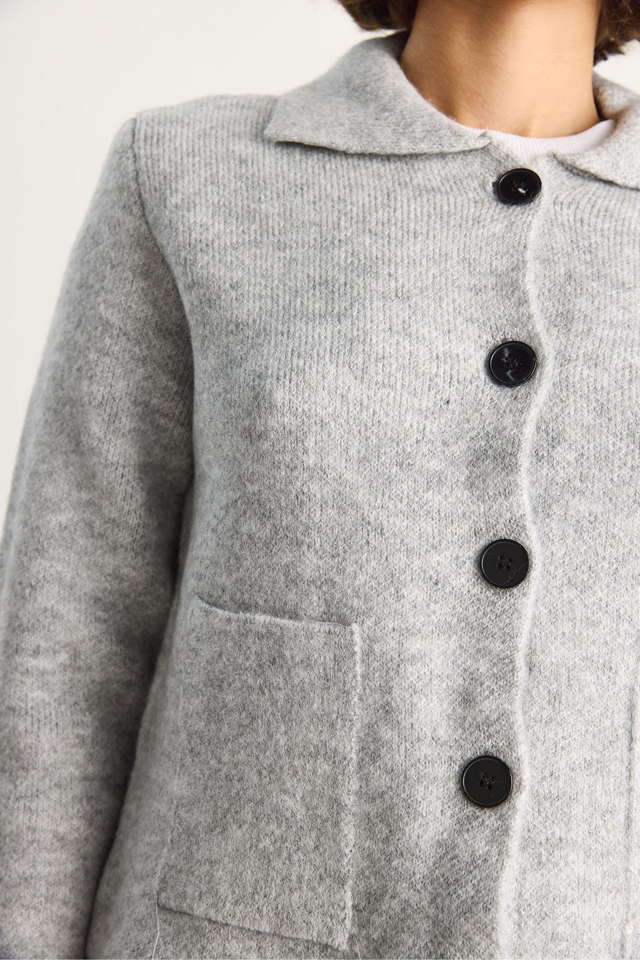 LUCCI Knit Cardigan with Pockets 6