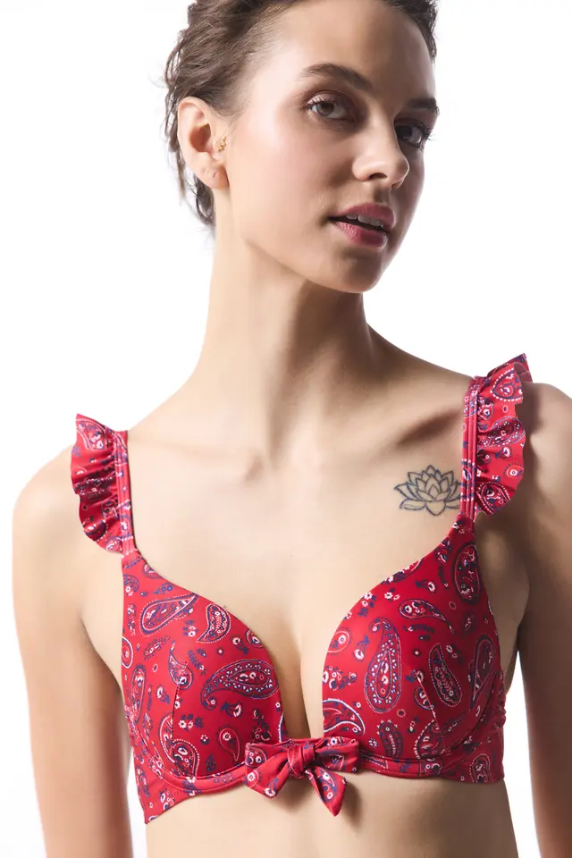 PENTI Bandana Intense Push-Up Bikini Top