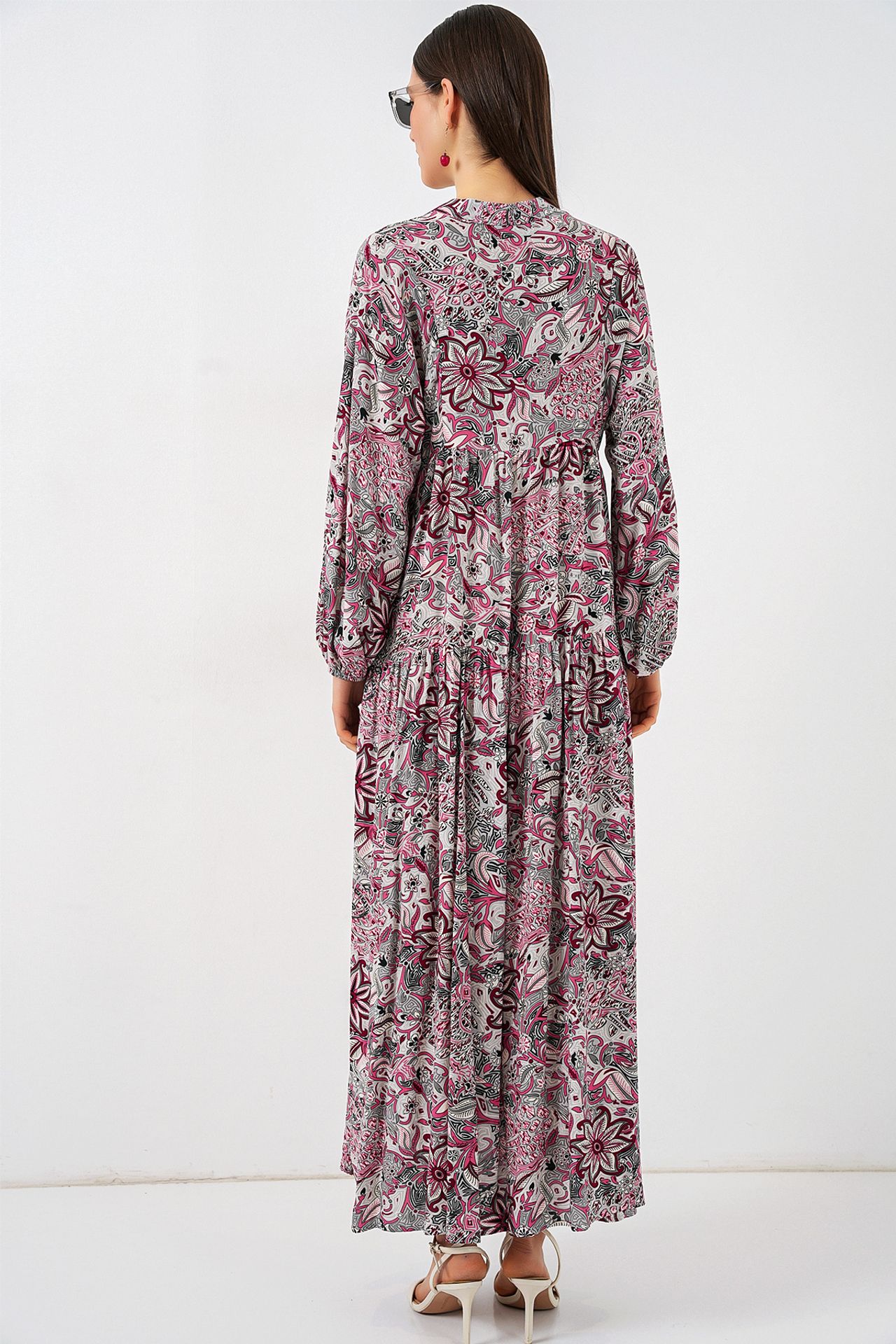 BDART Patterned V-Neck Maxi Dress 6