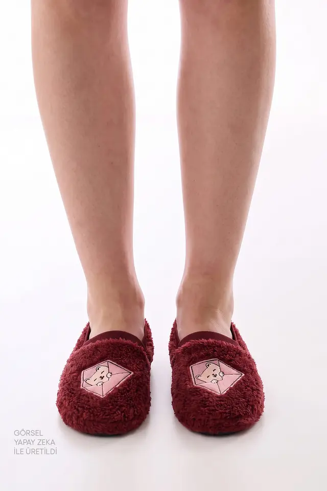 PENTI Postcard Day Cat Pattern Slippers