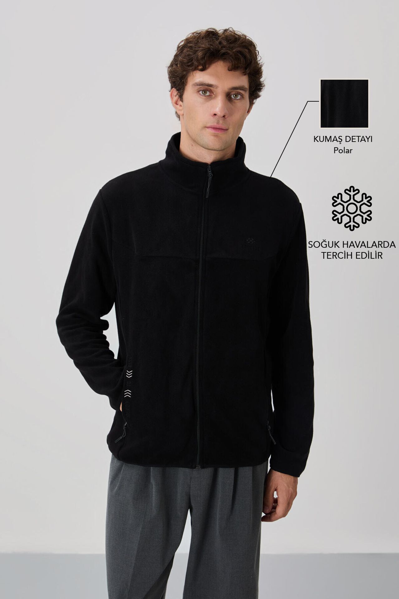 TOMMY Men's Plush Zip-front Sweatshirt 2