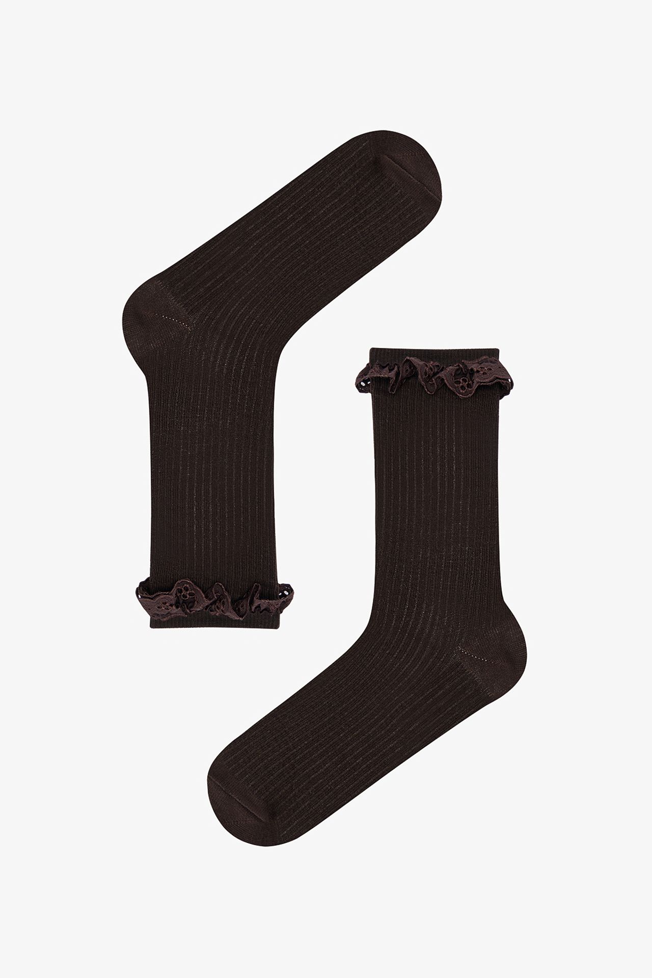 PENTI Chic Lace Crew Socks 3