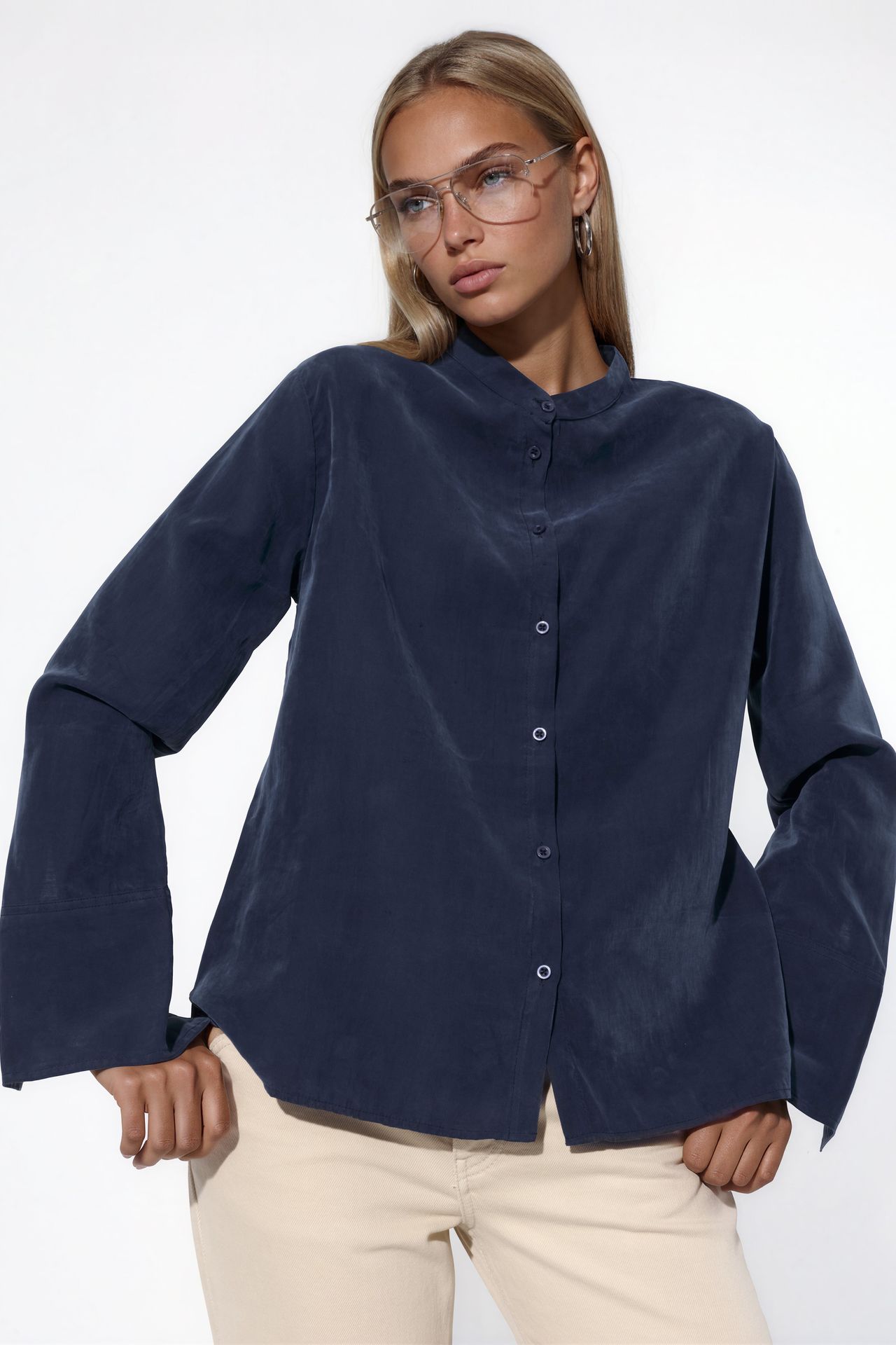 BUSEM Women's Tencel-Blend Shirt 1