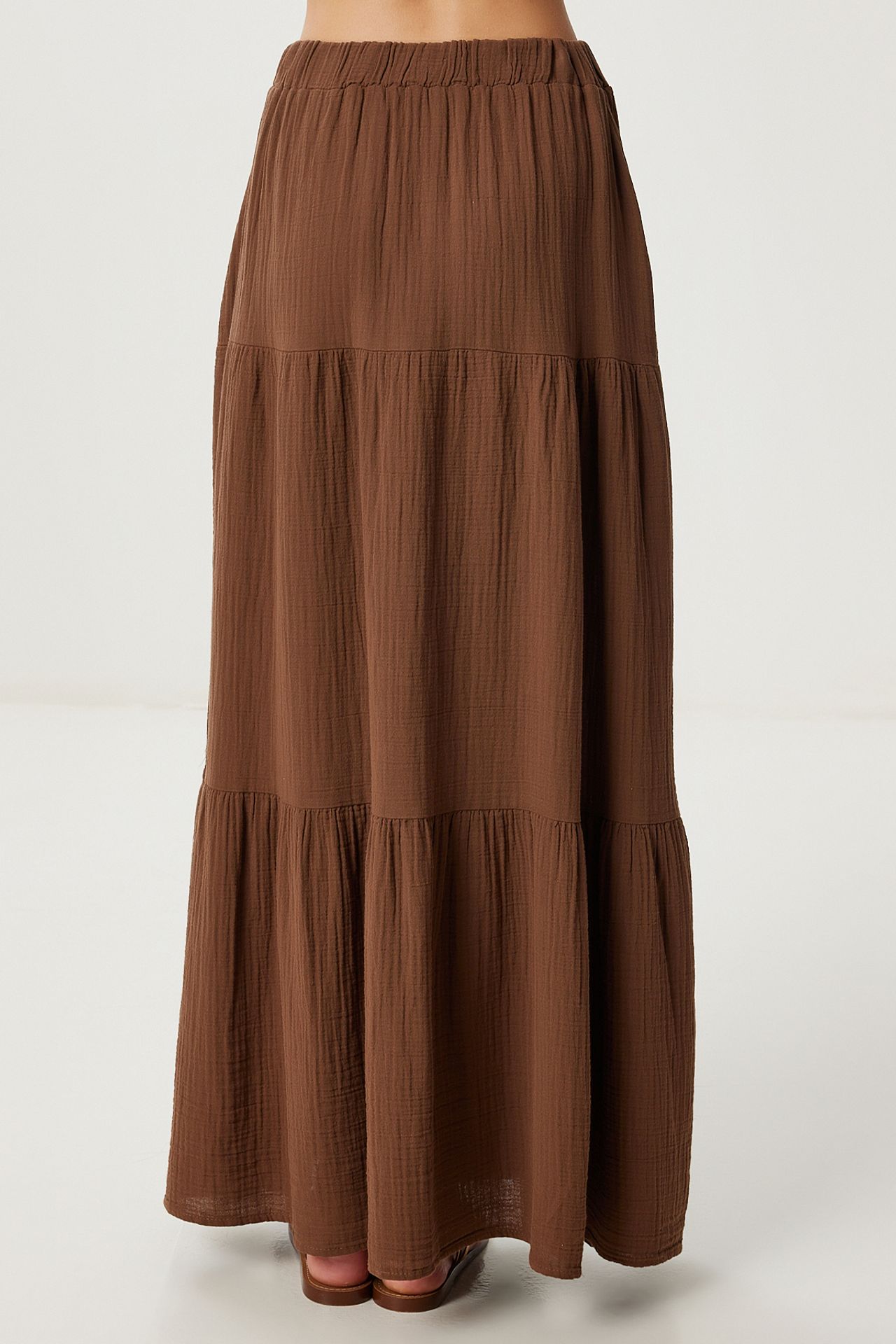 ISTANBUL High Waist A-Line Maxi Skirt 5