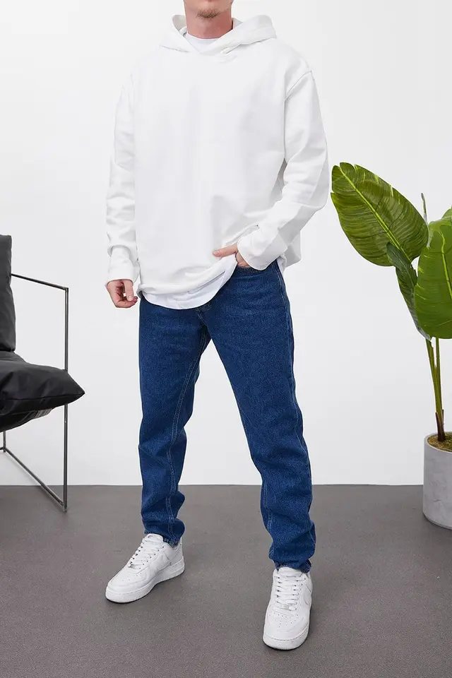 NOMARC Rahat Uzun Kollu Kapüşonlu Sweatshirt