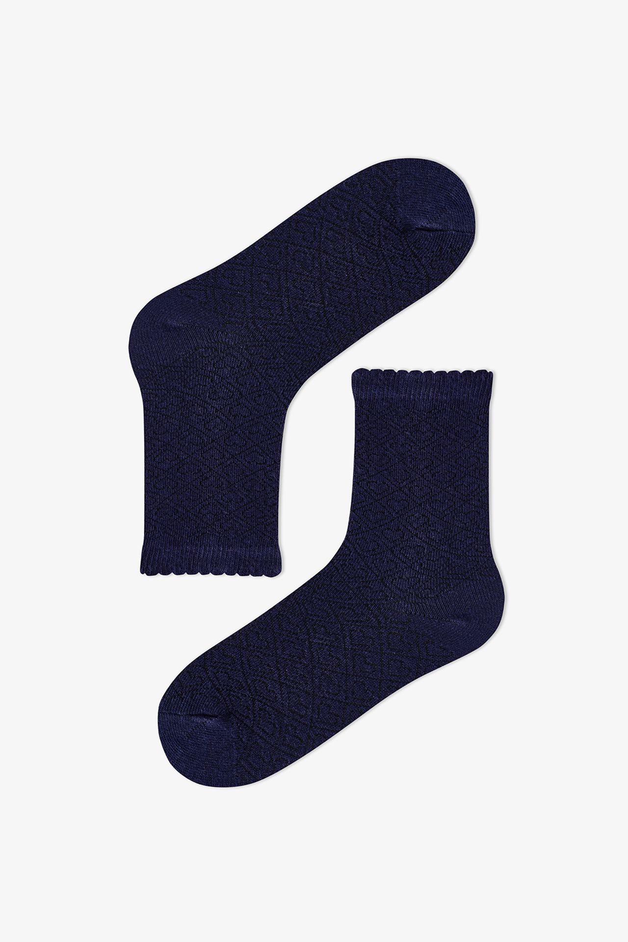 PENTI Girls' Essential Colors Cotton 2-Pack Crew Socks 5