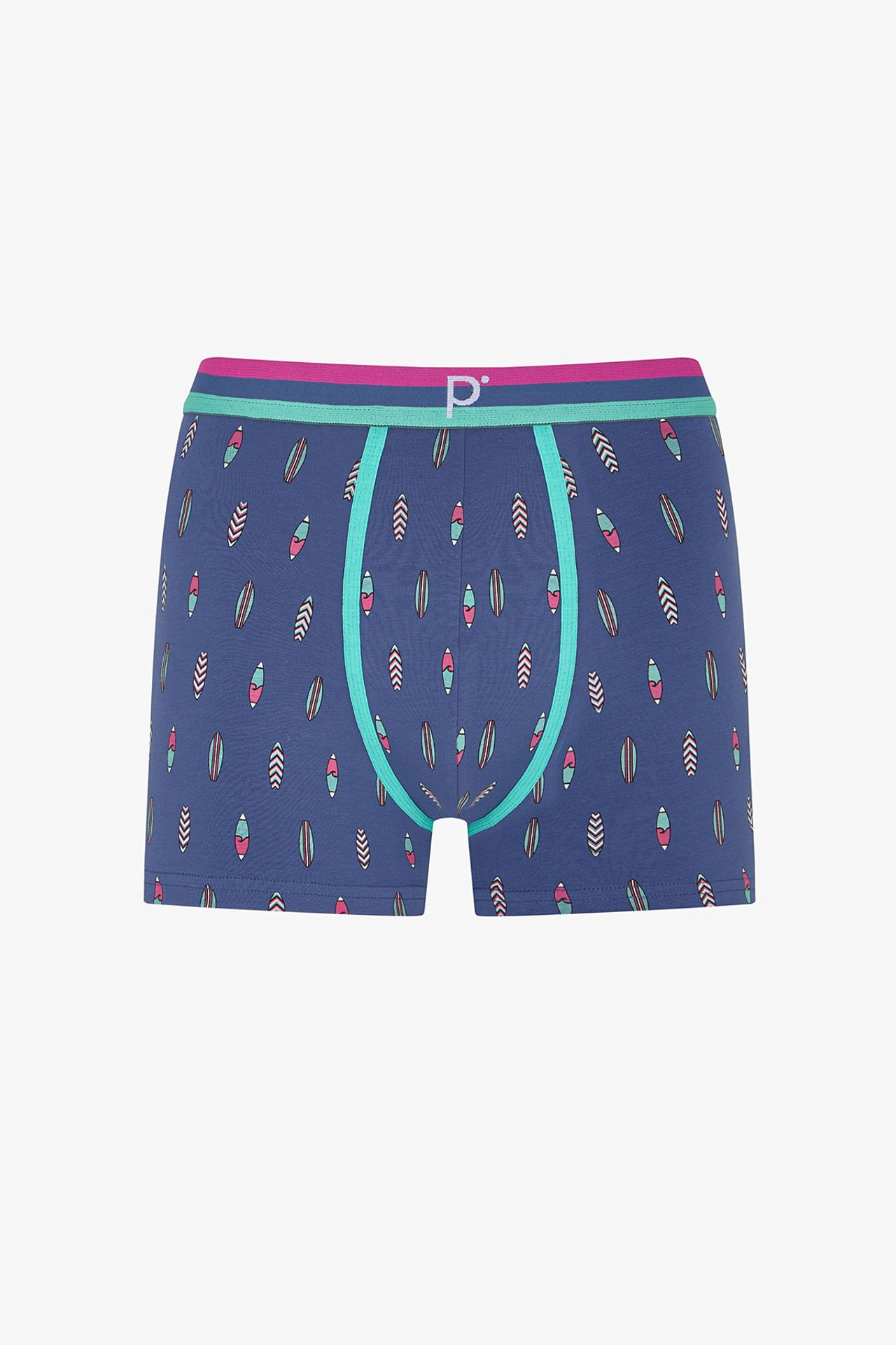 PENTI Men's Tropic Mix Sea Pattern 3-Pack Boxers 4