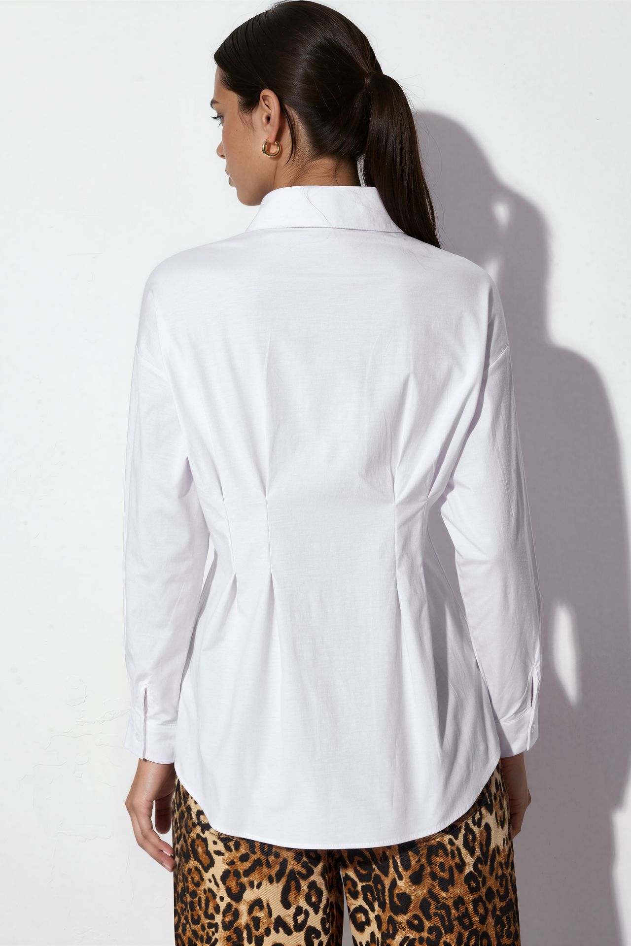 BDART Fitted Poplin Shirt With Button Front 3