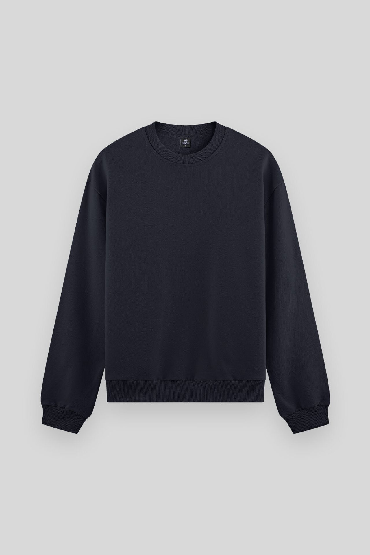 TOMMY Men's Plain Crew Neck Sweatshirt 5