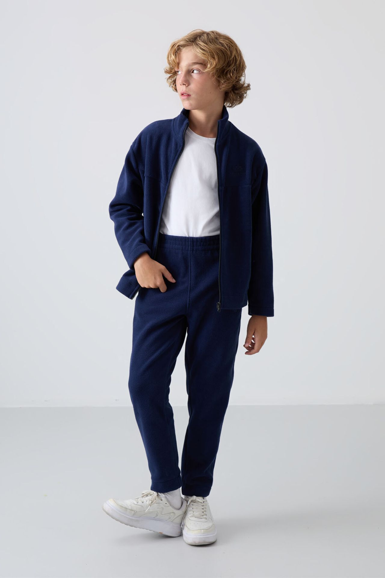 TOMMY Youth Zipper Collar Sweatshirt 2