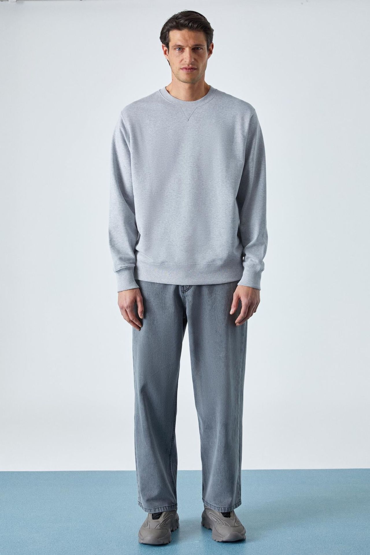 GRIMELANGE Rahat Bisiklet Yaka Sweatshirt 2