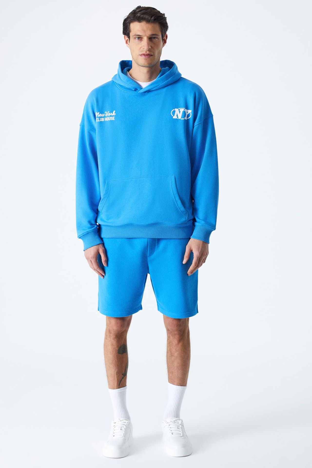 GRIMELANGE Baskılı Kapüşonlu Cepli Sweatshirt 3