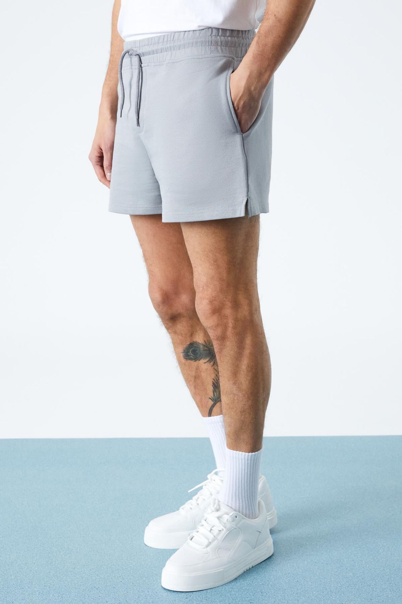 GRIMELANGE Düz Paça Jersey Şort 2