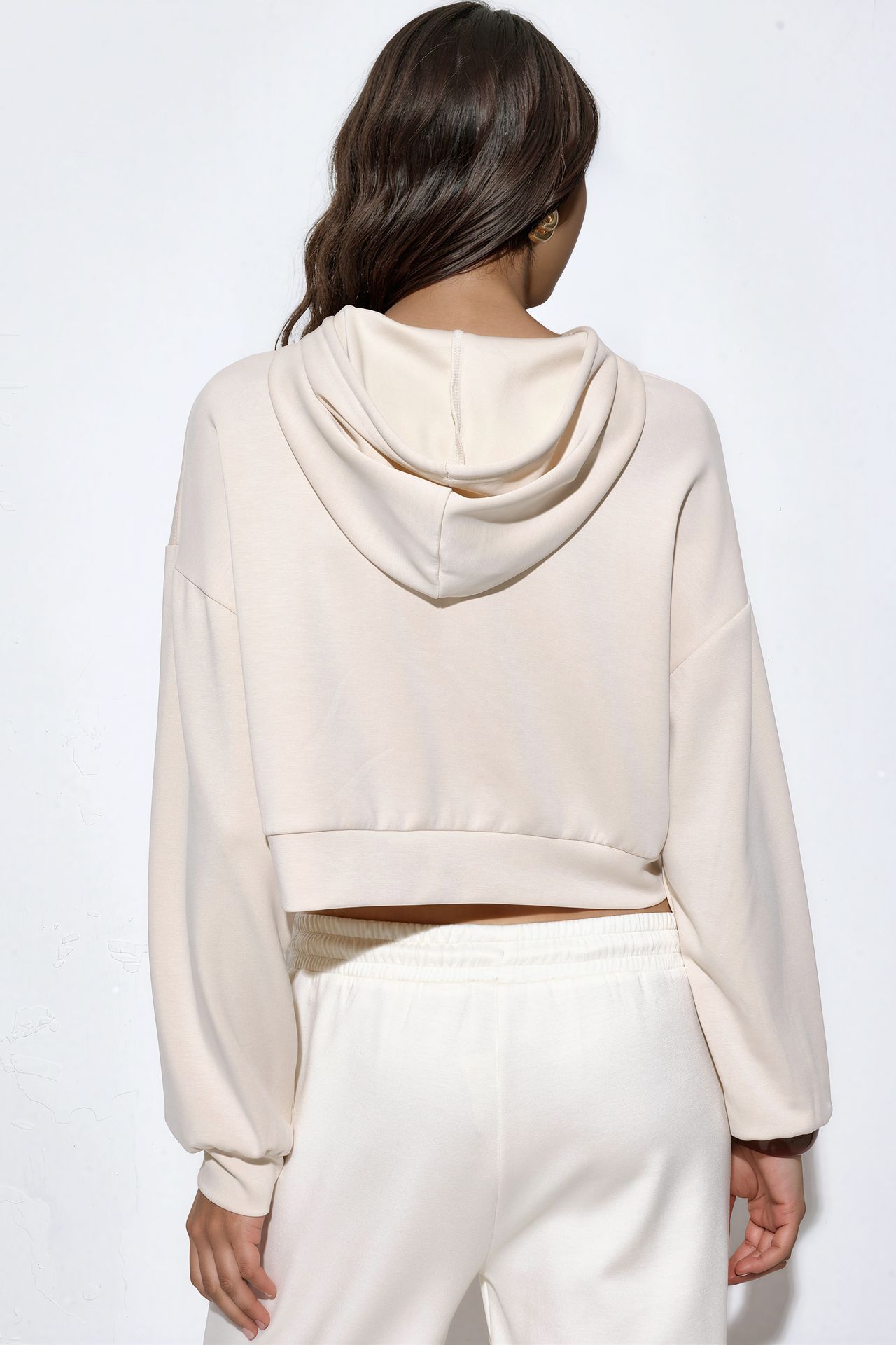 BUSEM Women's Cropped Zip Hoodie 3