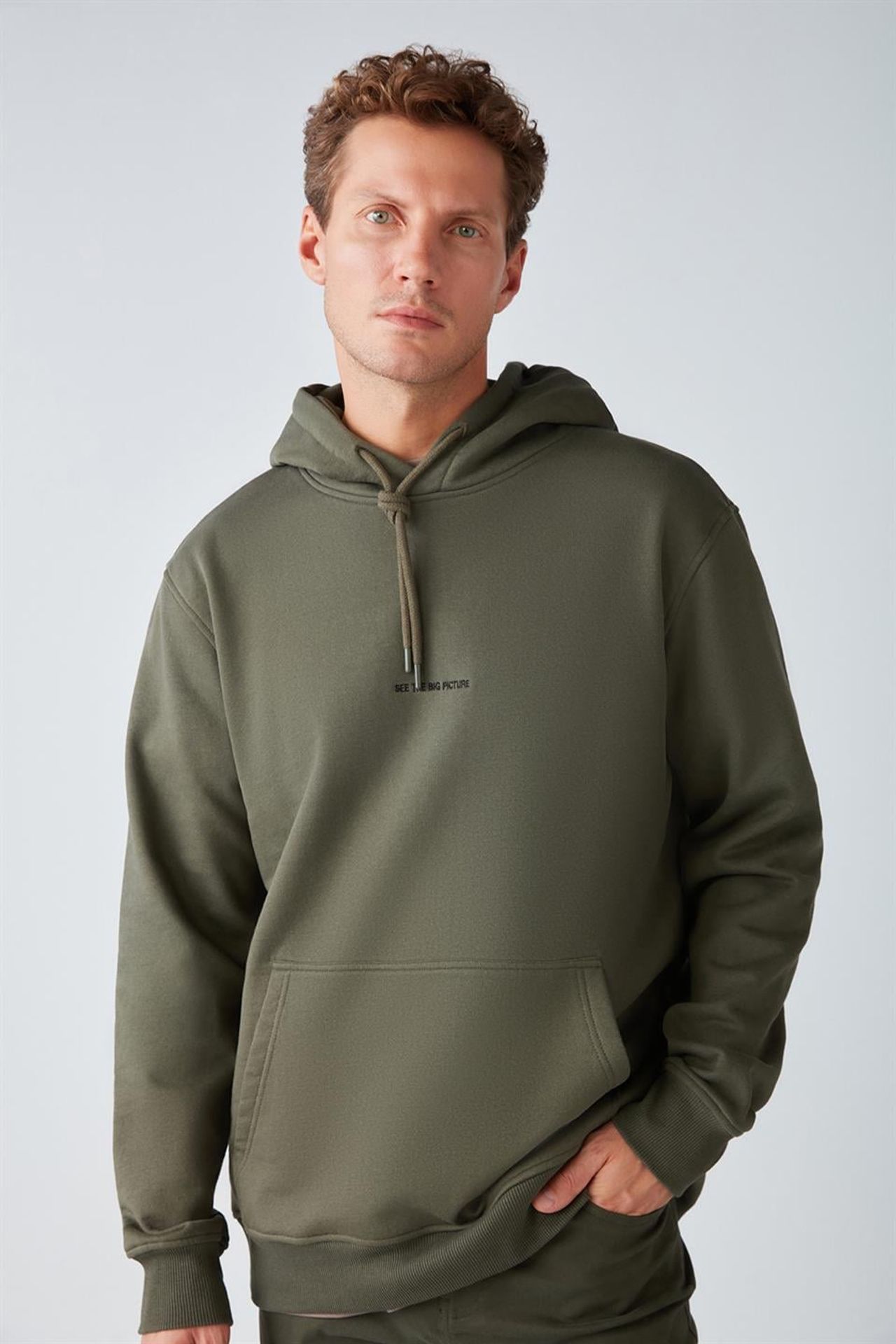 GRIMELANGE Kapüşonlu Cepli Büzgülü Sweatshirt 2