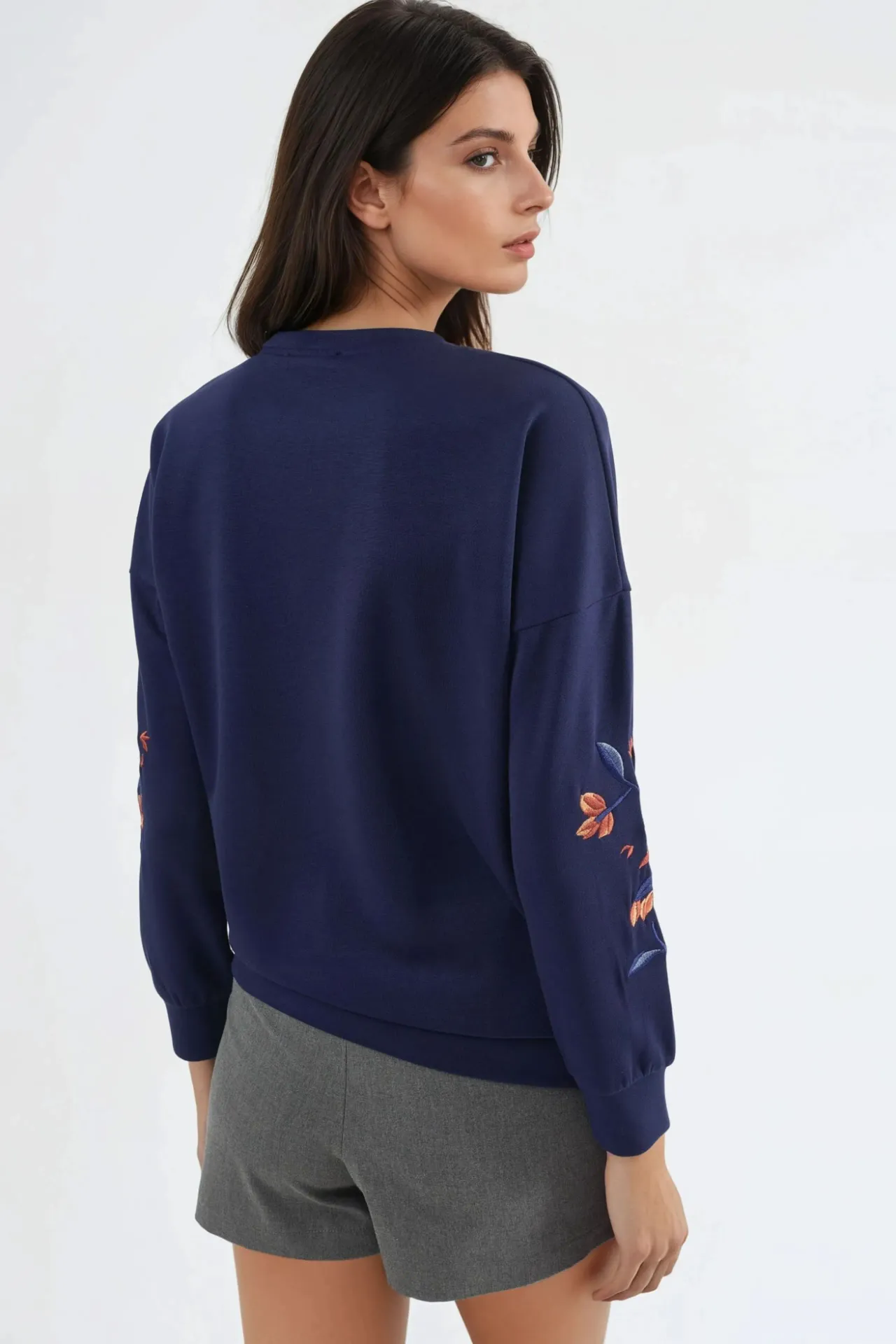 BERSAN Kadın Bisiklet Yaka Sweatshirt 3