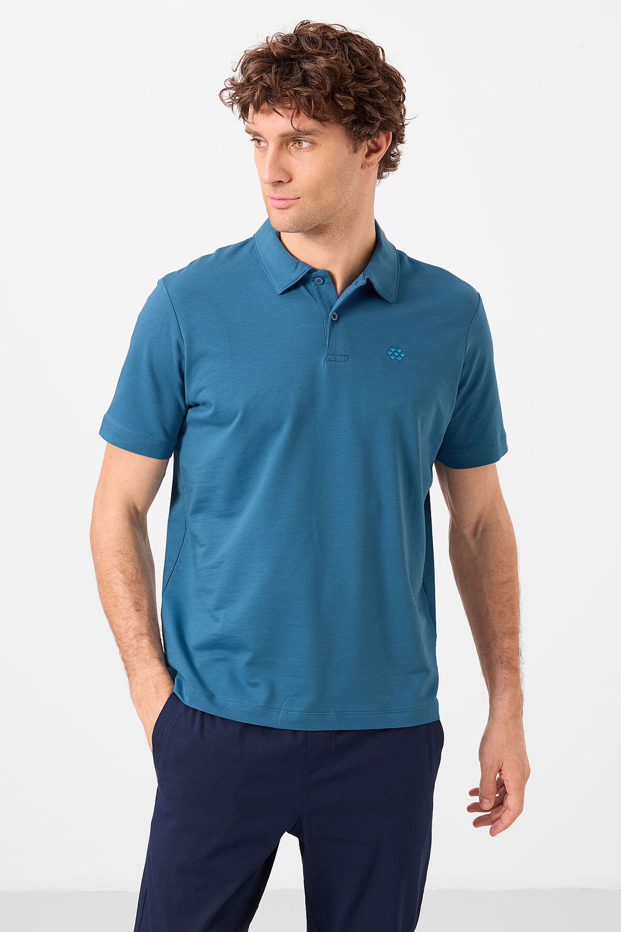 TOMMY Men's Cotton Elastane Polo T-Shirt 2