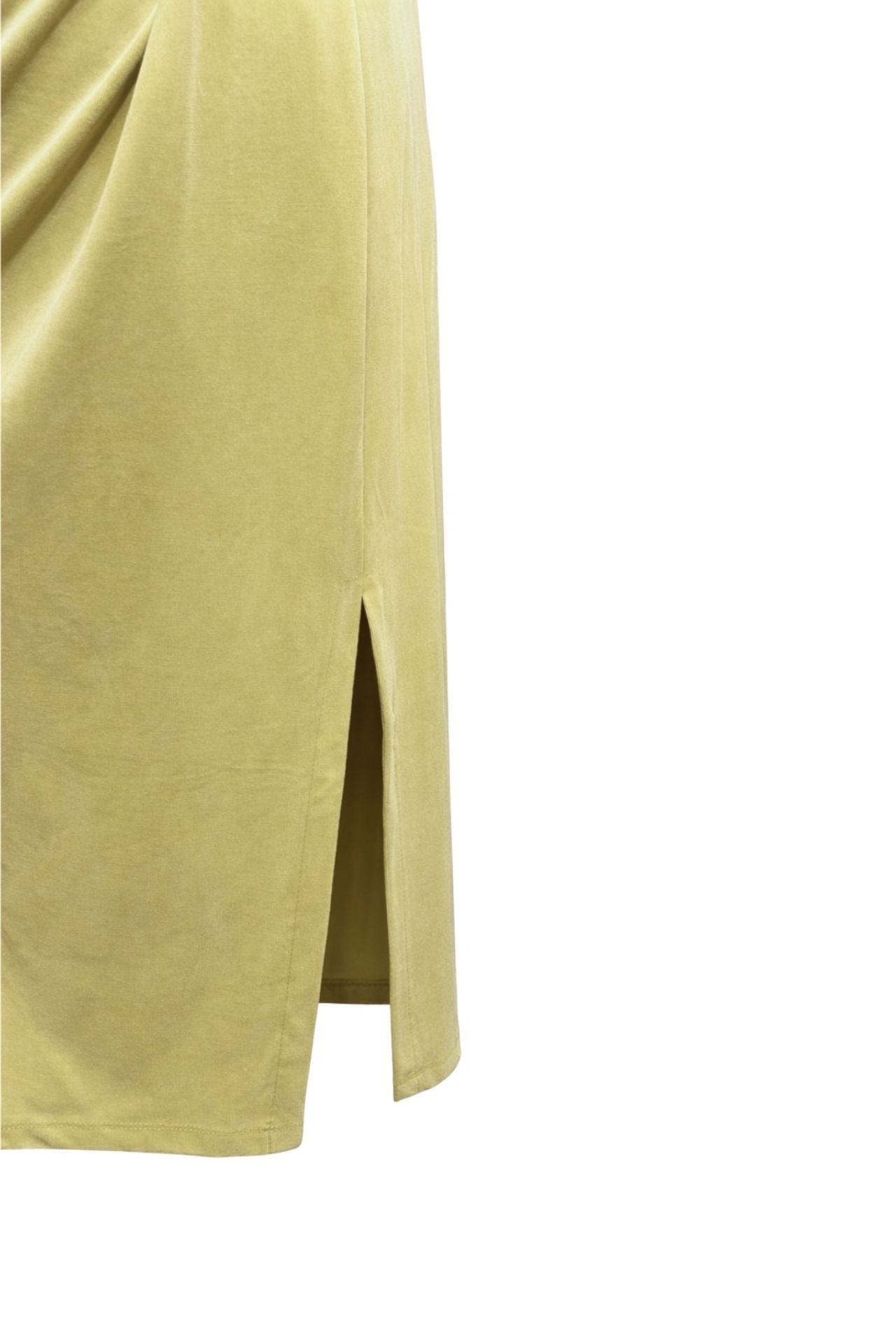 MIXRAY Fitted Midi Dress with Crew Neck 5