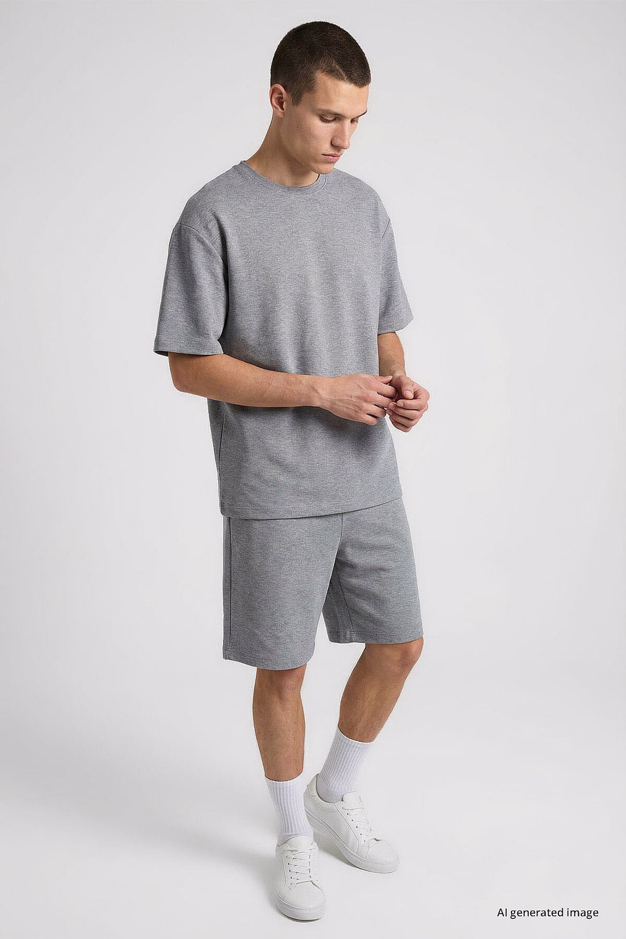 TOMMY Men's Oversized Short Active Set 4